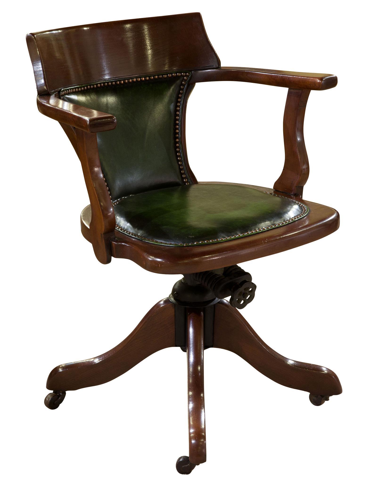 Mahogany Desk Chair (1 of 6) Mahogany Desk Chair (1 of 6)