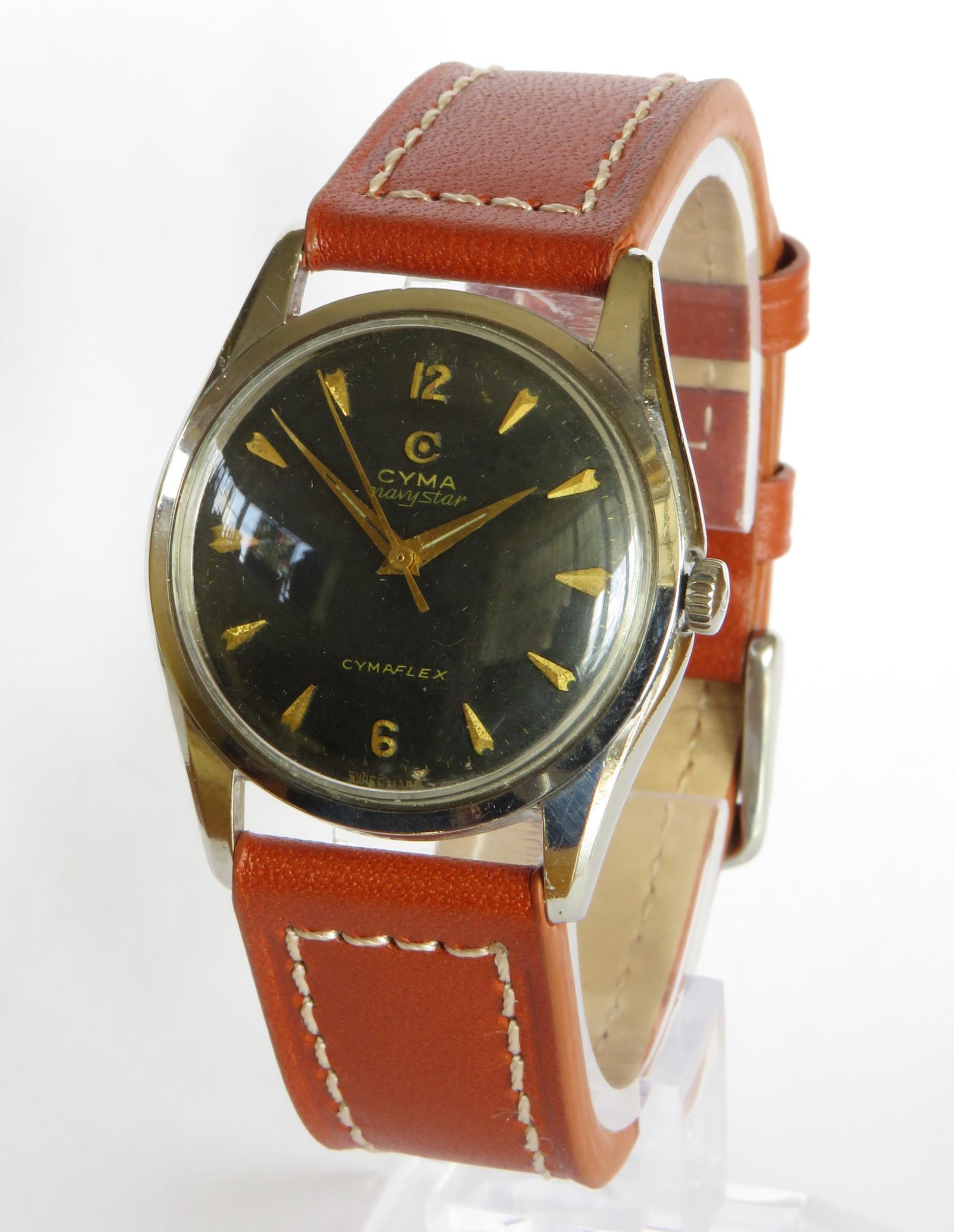 Watch: Gents Cyma Navystar Wrist Watch 1963 (1 of 4) Watch: Gents Cyma Navystar Wrist Watch 1963 (1 of 4)