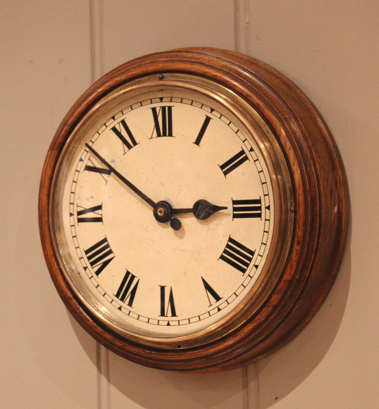 Solid Oak Wall Clock (1 of 10) Solid Oak Wall Clock (1 of 10)