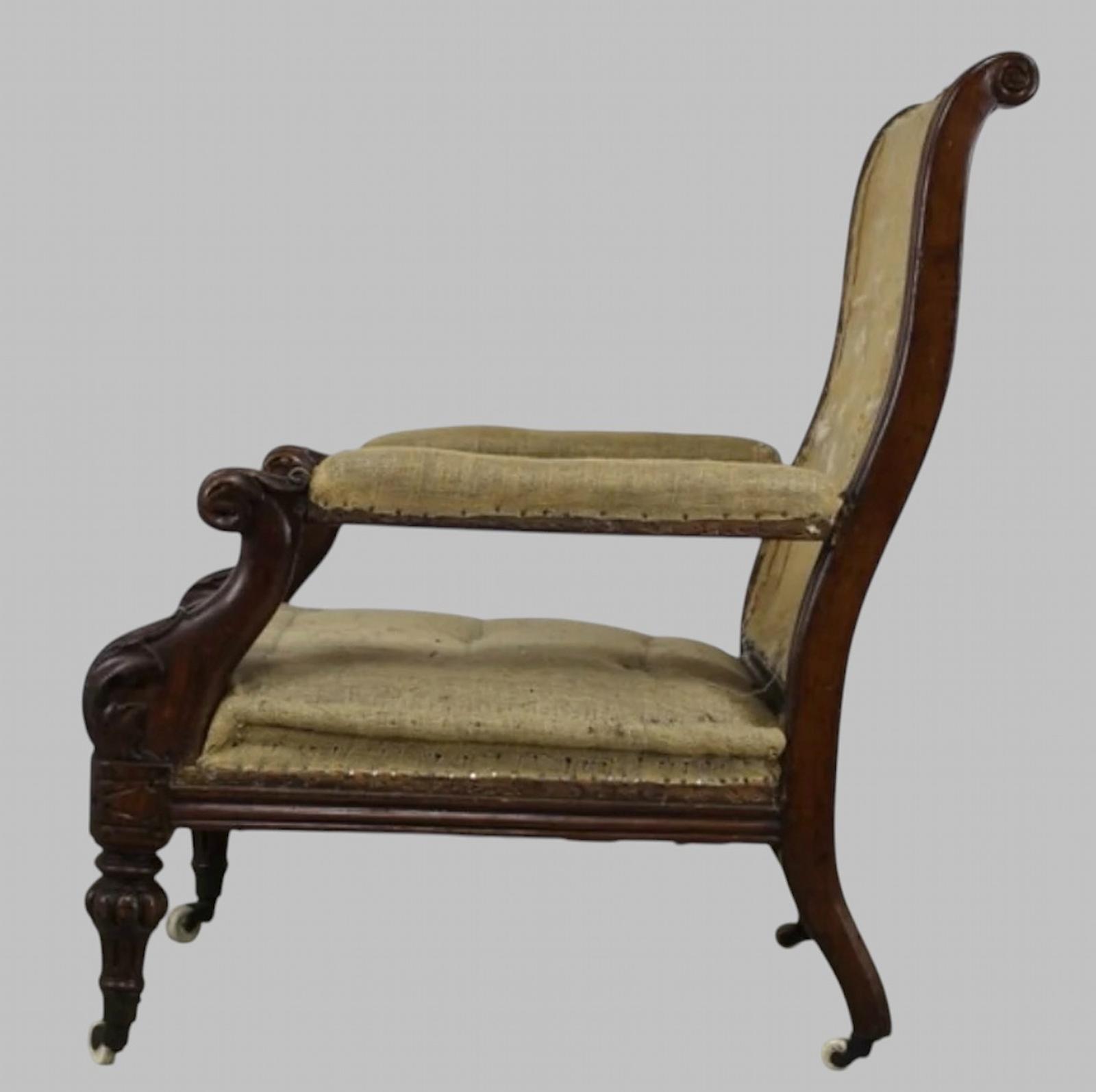 A Fine William IV Carved Oak Armchair, Circa 1835 (1 of 5) A Fine William IV Carved Oak Armchair, Circa 1835 (1 of 5)