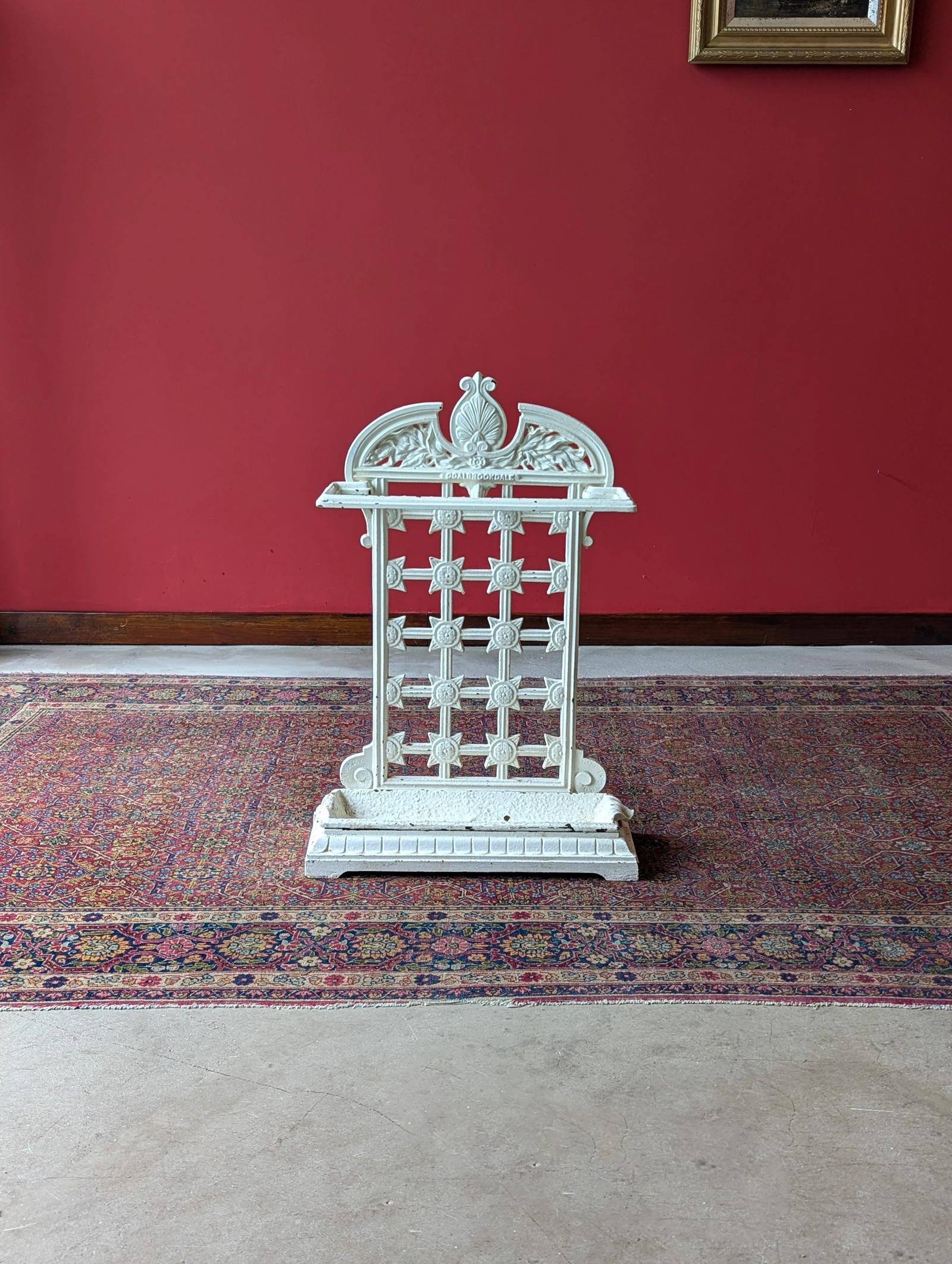 Antique 19th Century Coalbrookdale Cast Iron Stick Stand (1 of 10) Antique 19th Century Coalbrookdale Cast Iron Stick Stand (1 of 10)