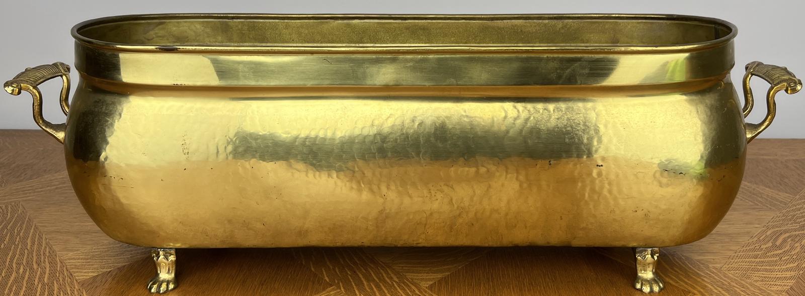 Plant Pot Vintage Style Brass Jardiniere Planter Trough with Handles (1 of 24) Plant Pot Vintage Style Brass Jardiniere Planter Trough with Handles (1 of 24)