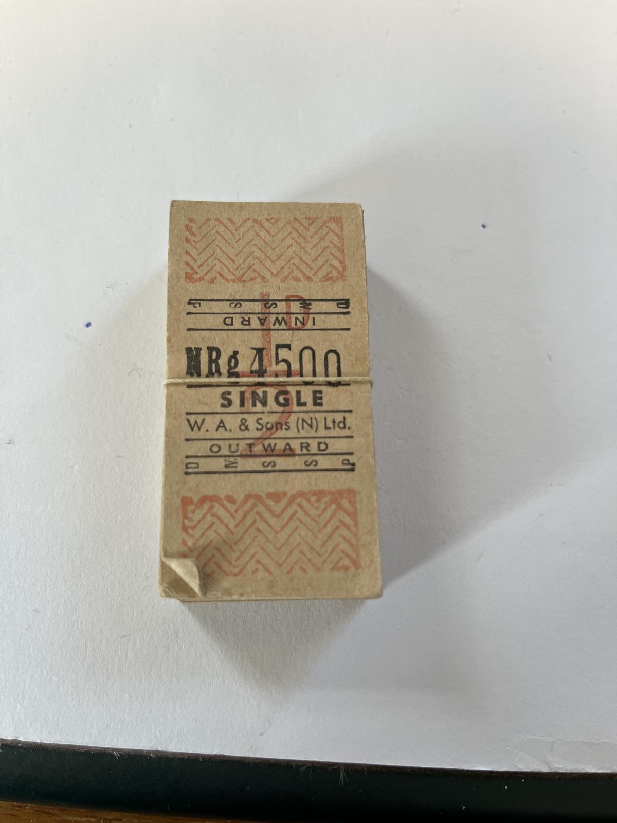 W. Alexander & Sons (Northern) Ltd. Bus Tickets Pack of 50 (1 of 3)