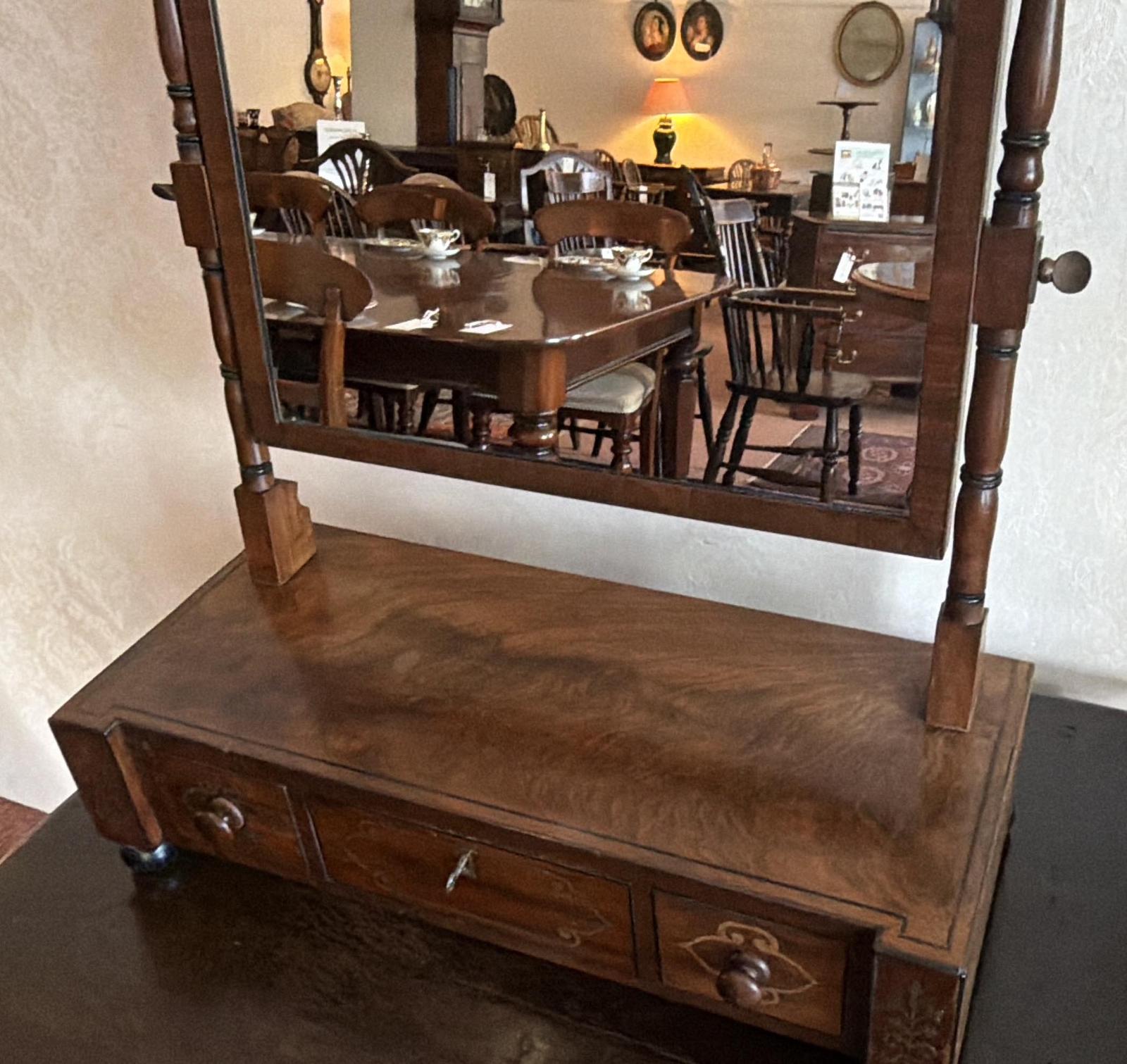 Mahogany Dressing Table Mirror - Regency Period (1 of 8) Mahogany Dressing Table Mirror - Regency Period (1 of 8)