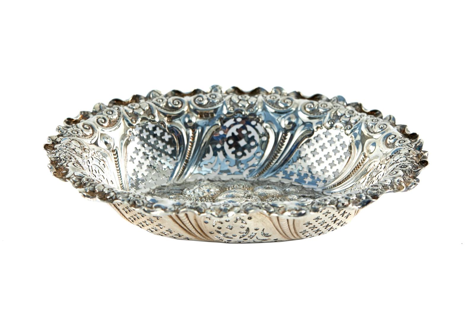 Antique Victorian Silver Bon Bon Dish (1 of 8) Antique Victorian Silver Bon Bon Dish (1 of 8)