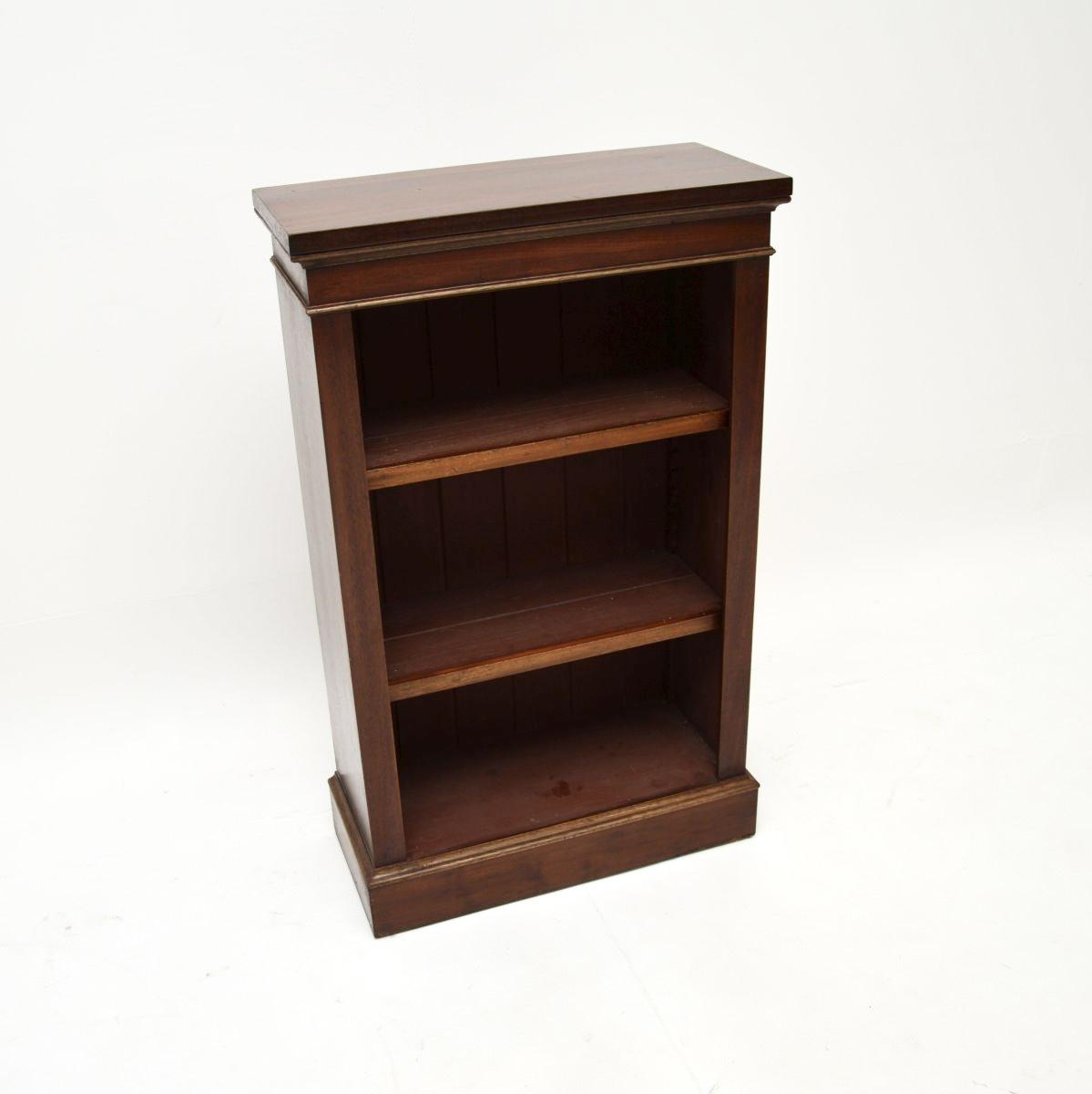 Victorian Style Mahogany Open Bookcase 1950s (1 of 5)