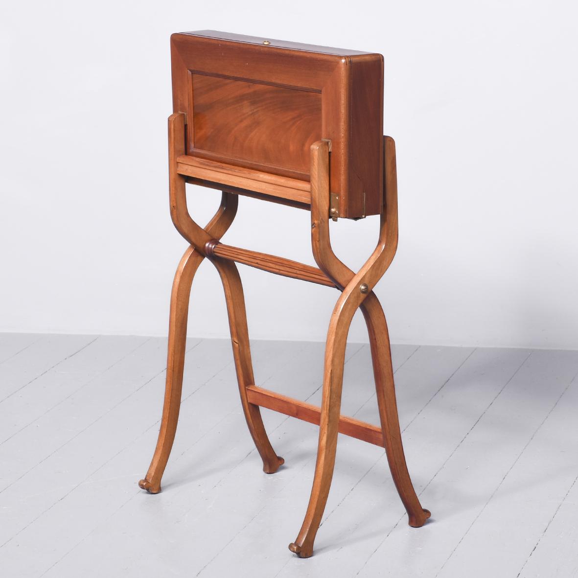 Mahogany Folding Campaign Desk (1 of 10)