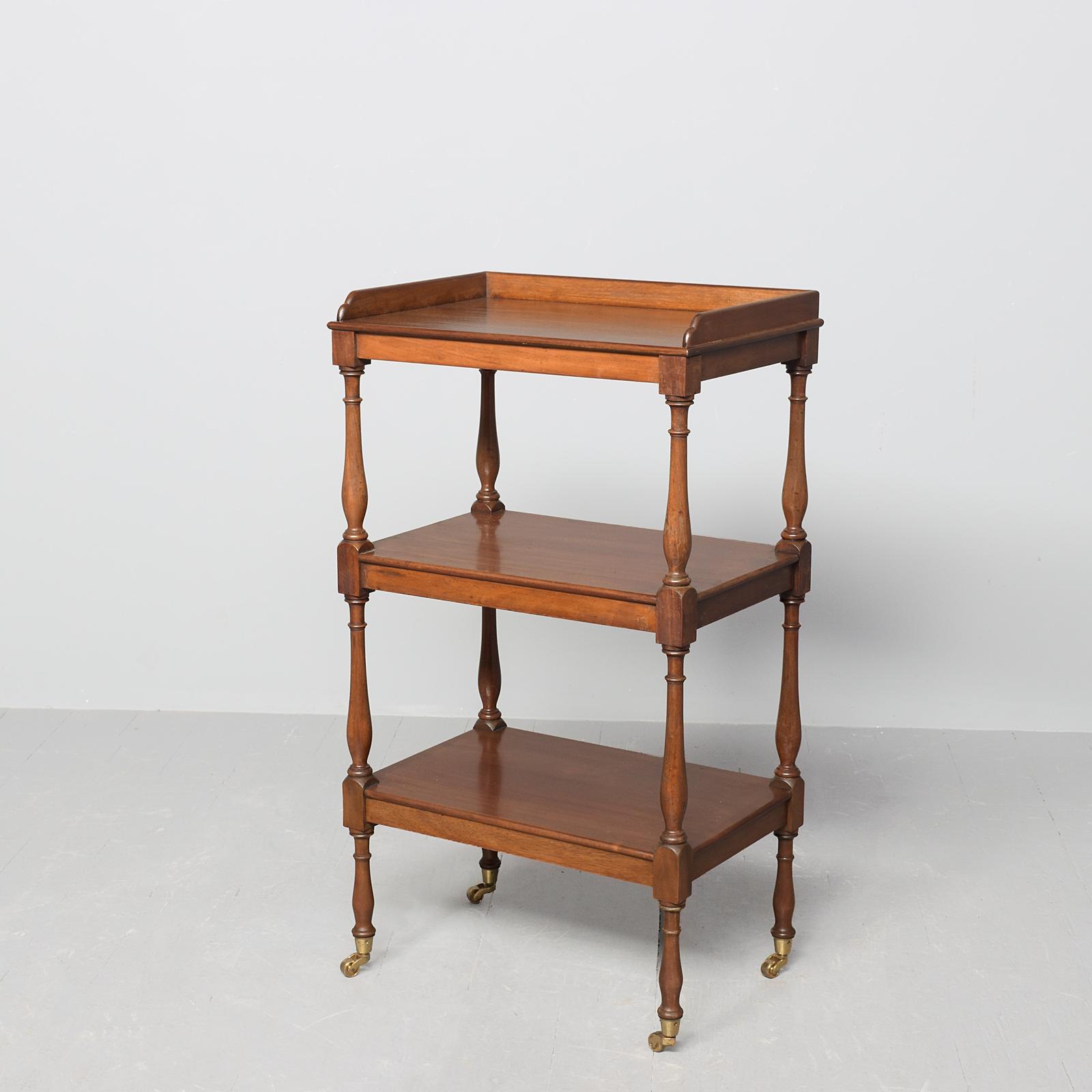 Quality William IV Three-tier Mahogany Whatnot (1 of 6) Quality William IV Three-tier Mahogany Whatnot (1 of 6)
