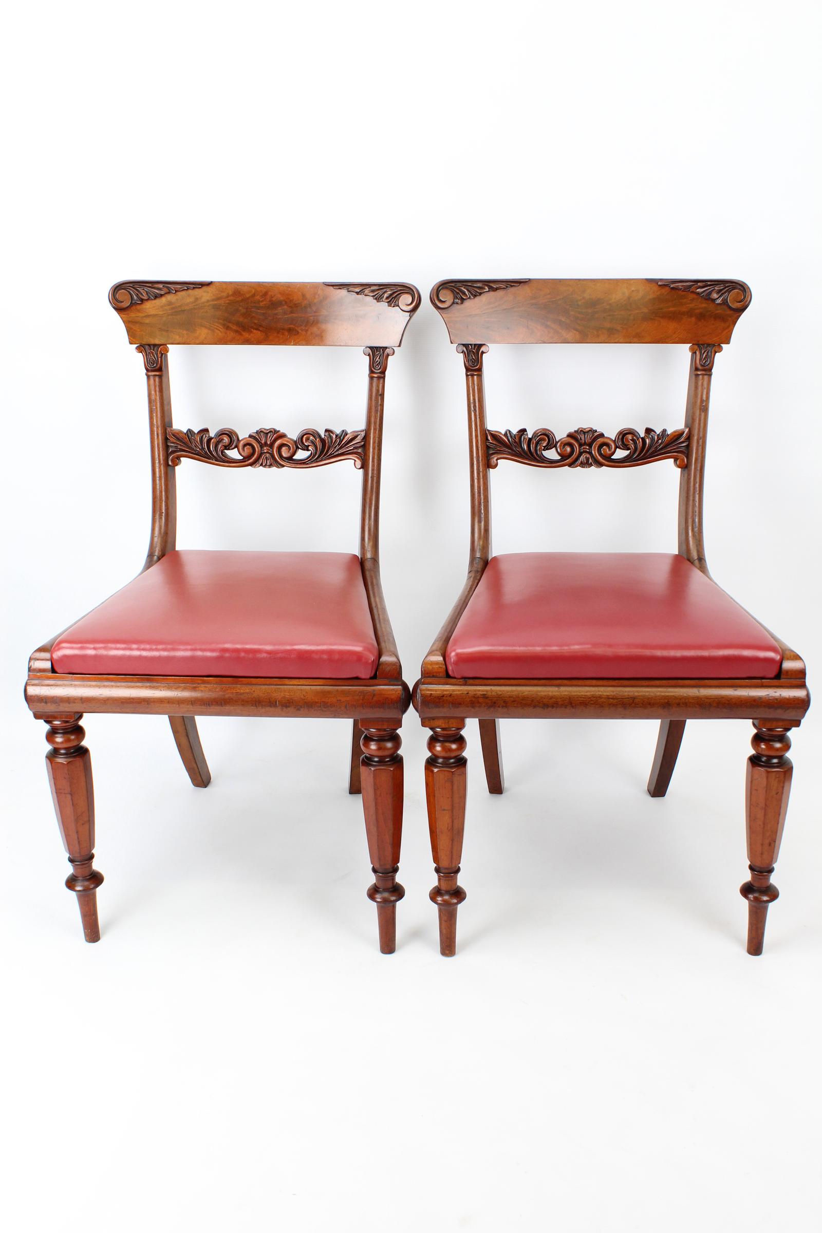 Pair Antique William IV Mahogany Chairs from York Minster (1 of 13)