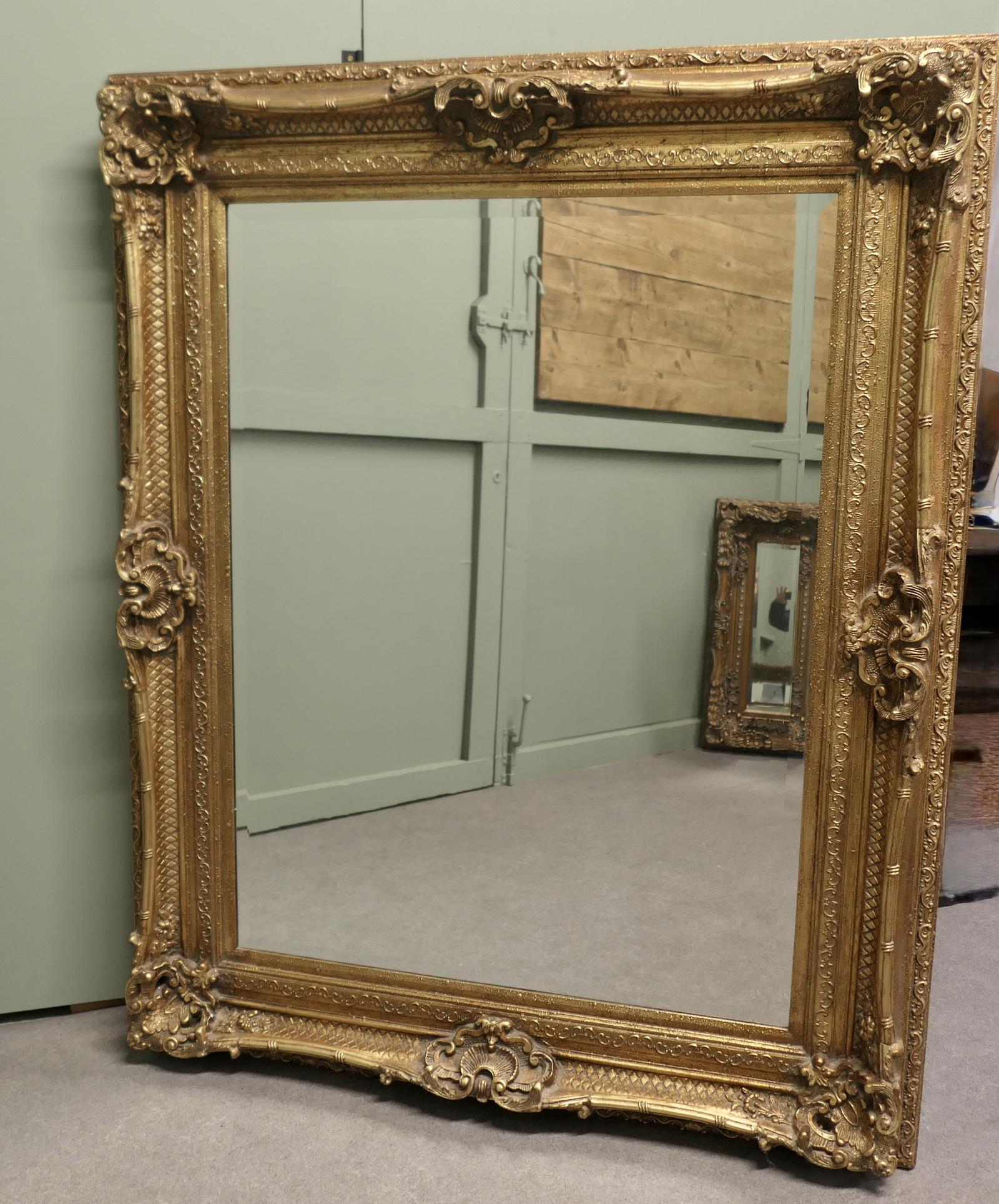 Large 5ft Decorative Gilt Wall Mirror (1 of 6)