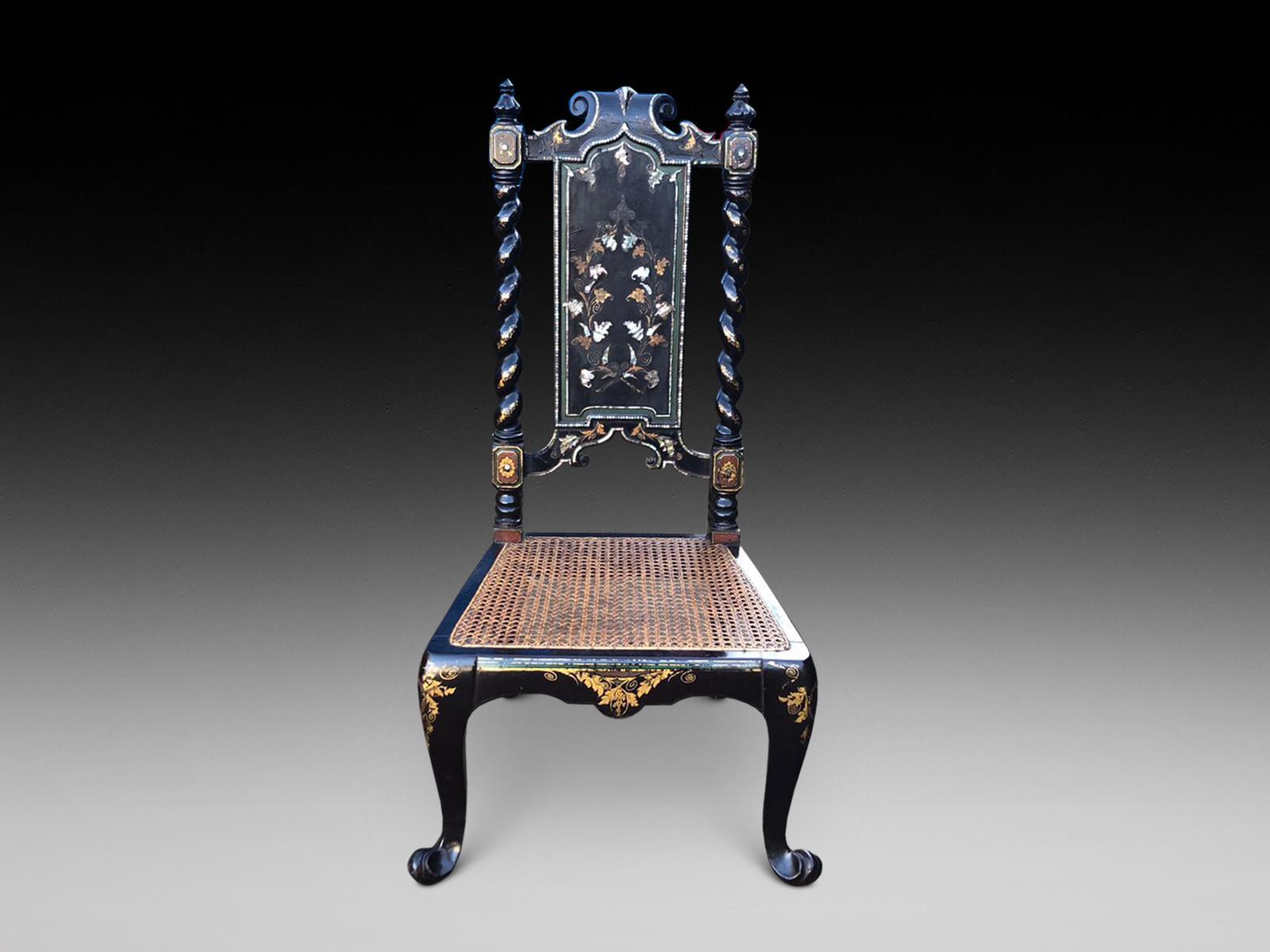 Ebonized Nursing Chair (1 of 3)