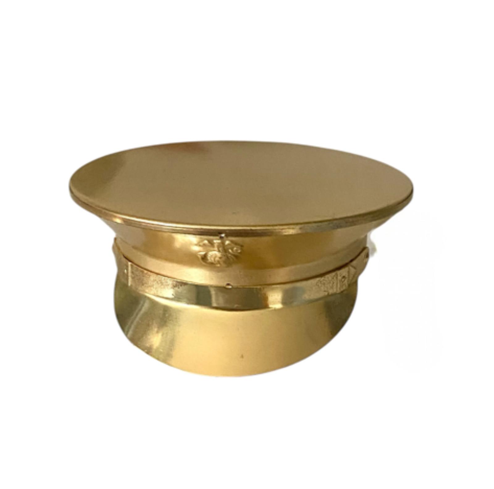 Vintage WWII Powder Compact Sweetheart Novelty USN Officer Hat Form (1 of 8) Vintage WWII Powder Compact Sweetheart Novelty USN Officer Hat Form (1 of 8)