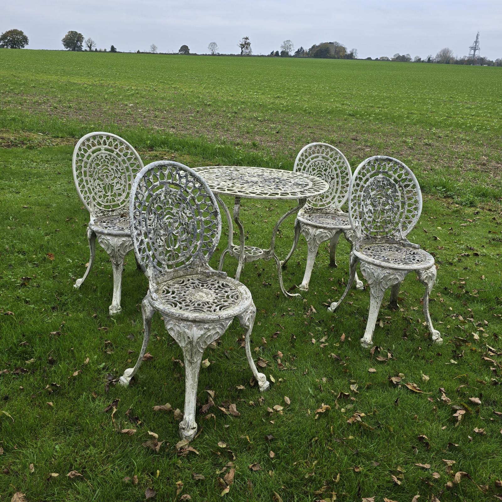 Mixed Alloy Garden Table & Chairs (1 of 7)