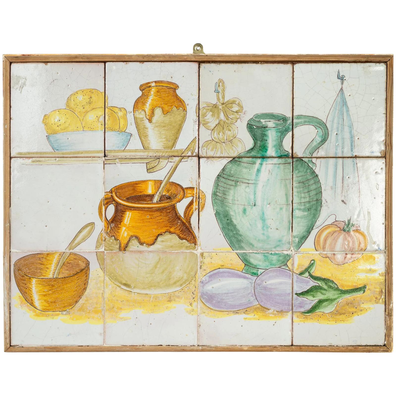 Vintage Tiled Kitchen Scene From Provence (1 of 4)