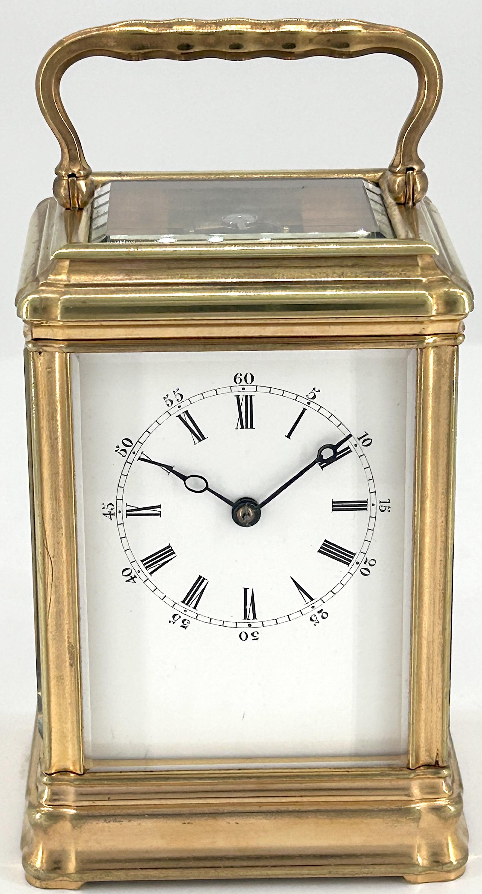 Georgian Style Gorge Bronze Ormolu Case Antique French 8-day Carriage Clock c.1850 (1 of 10) Georgian Style Gorge Bronze Ormolu Case Antique French 8-day Carriage Clock c.1850 (1 of 10)
