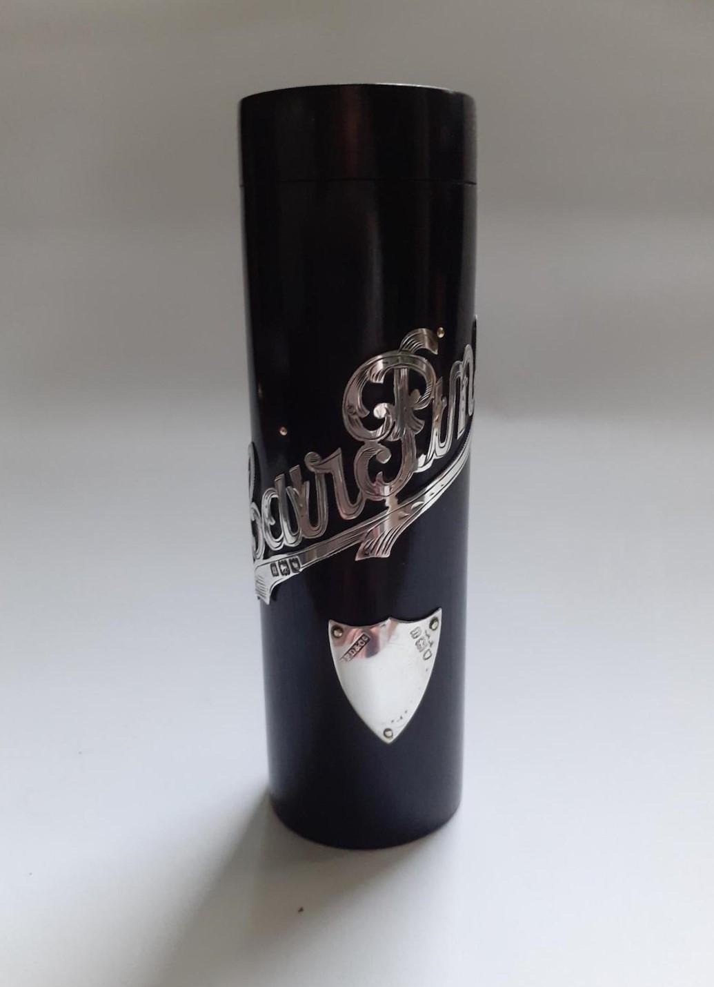 Charming Silver & Ebony Hairpin Box (1 of 8)