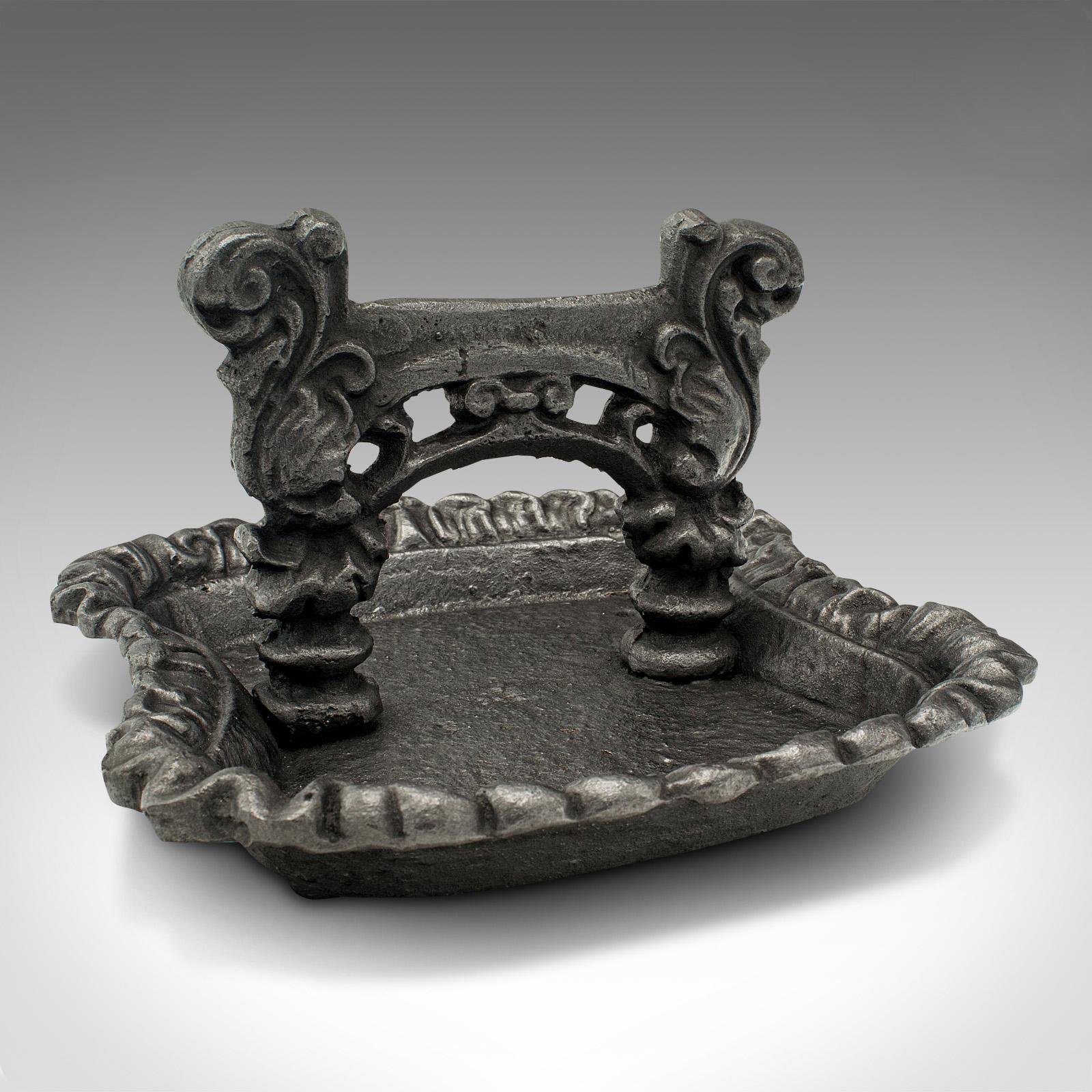 Antique London Townhouse Boot Scraper, English, Doorway Shoe Pull, Georgian (1 of 10)