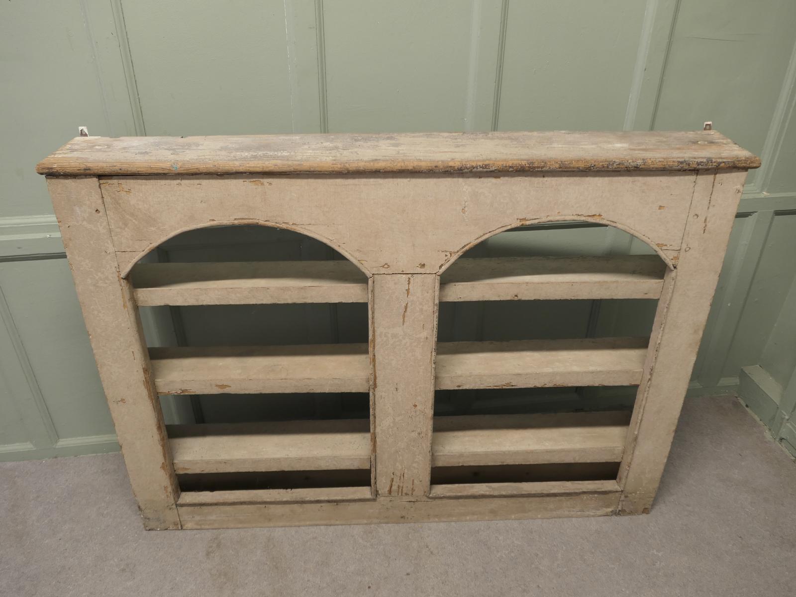 Early 19th Century French Pine Shelved Alcove Cupboard (1 of 7) Early 19th Century French Pine Shelved Alcove Cupboard (1 of 7)