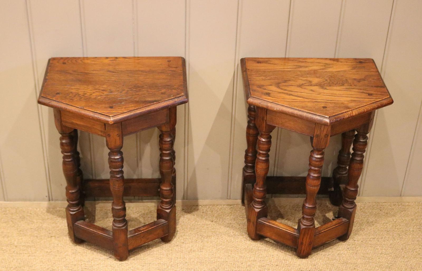 Pair of French Oak Pegged Tables (1 of 9) Pair of French Oak Pegged Tables (1 of 9)