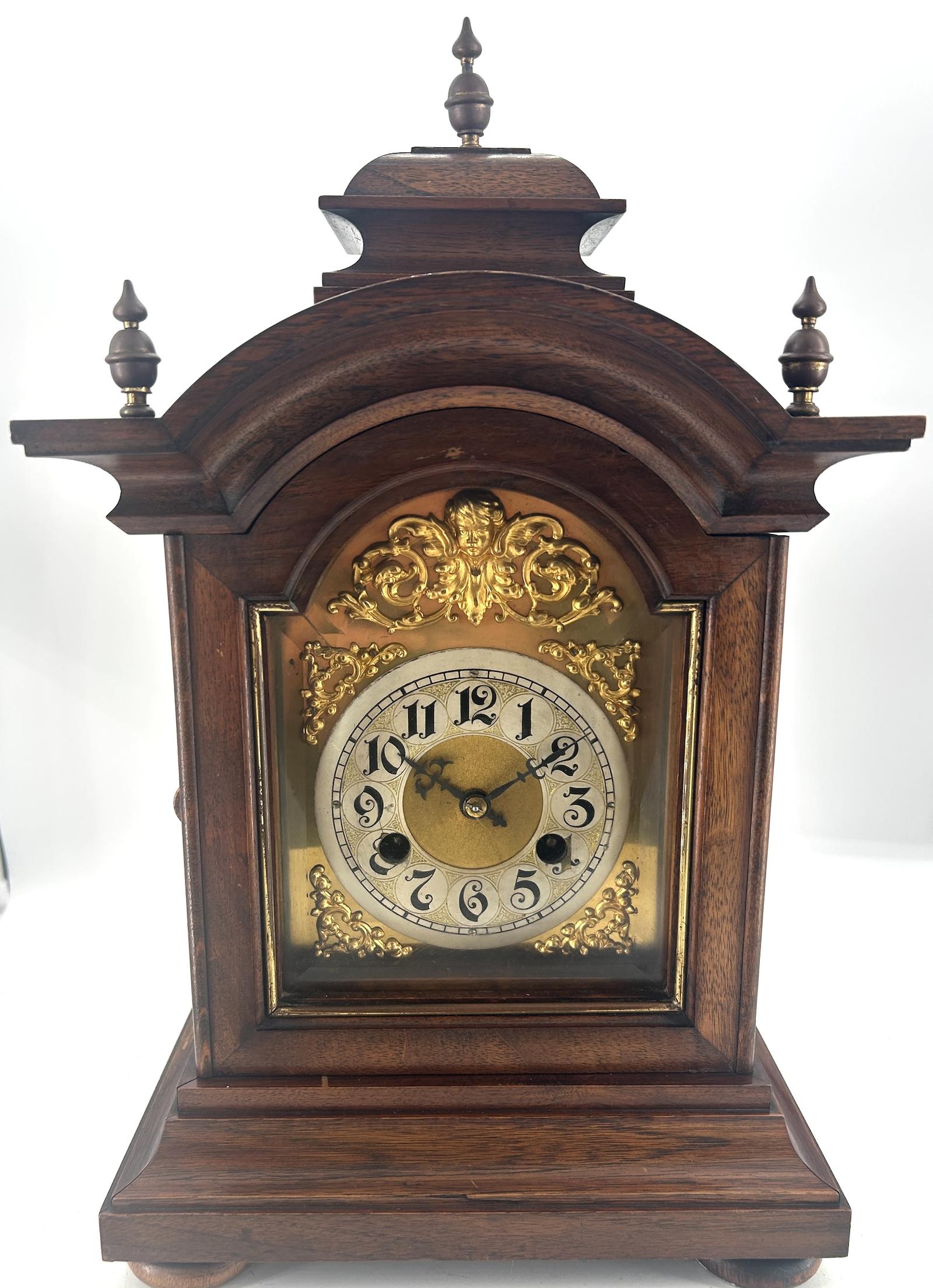 Fabulous Antique German Bracket Clock ca.1900 (1 of 13)