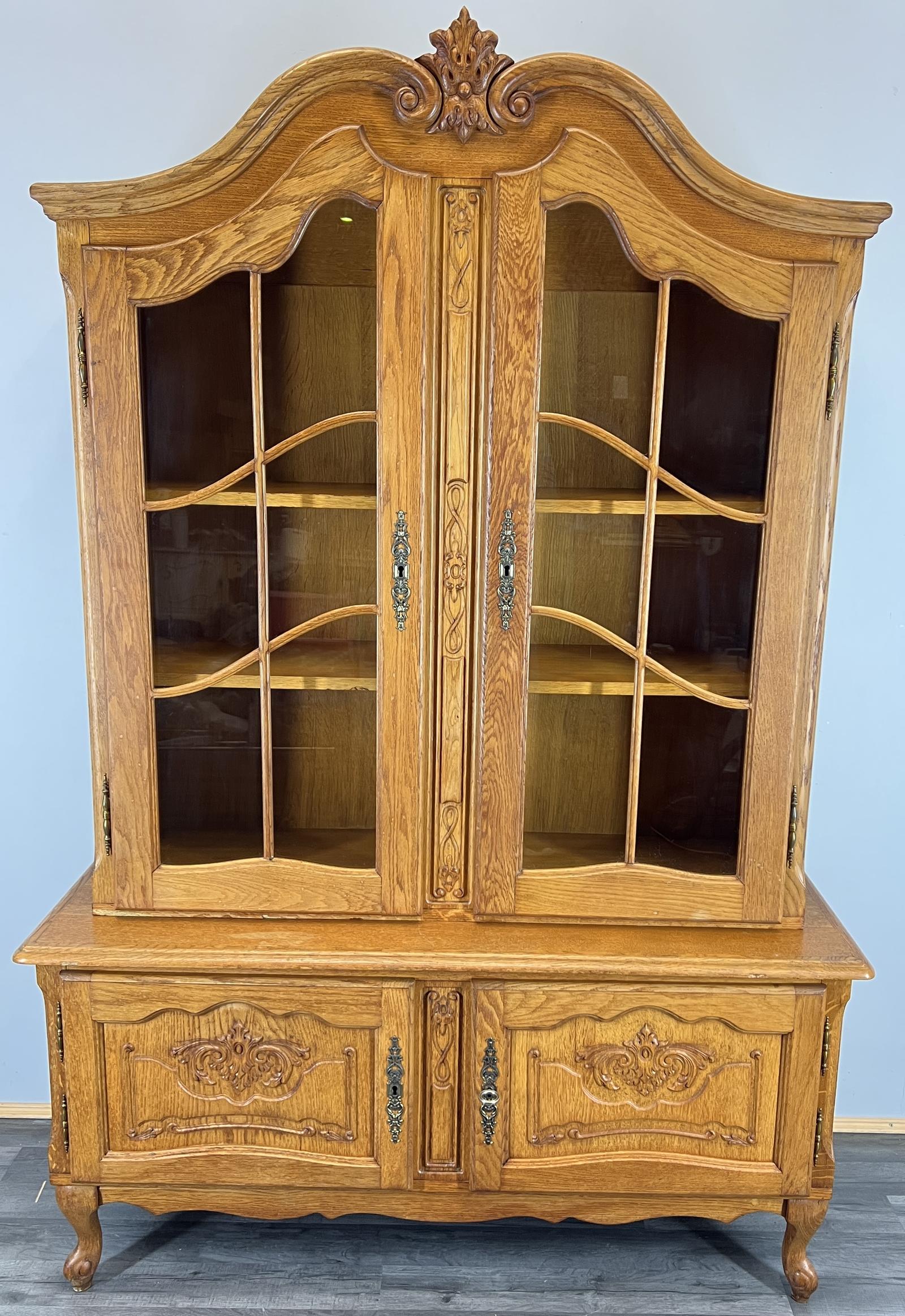 Bookcase Vintage French XIV Style Display Cabinet (1 of 14)