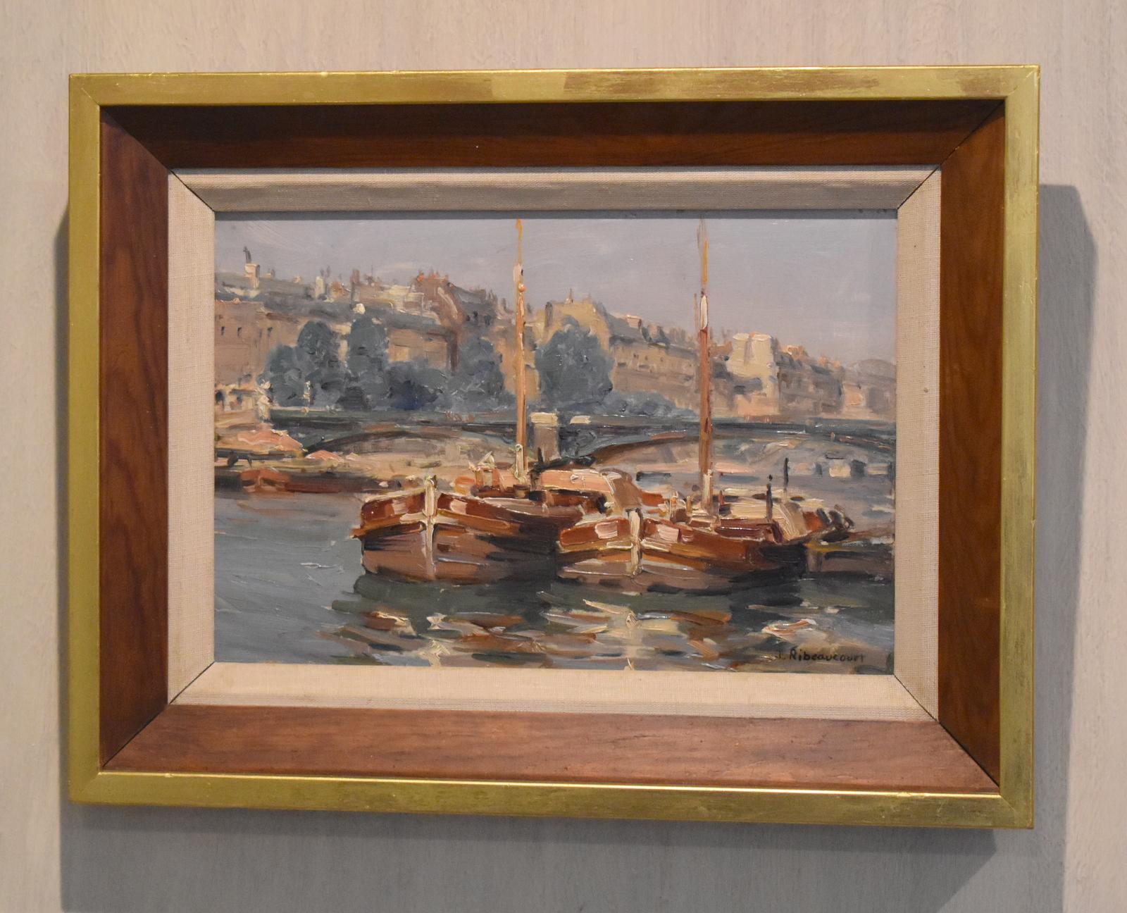 Oil Painting of Paris by Jules Ribeaucourt (1 of 6) Oil Painting of Paris by Jules Ribeaucourt (1 of 6)