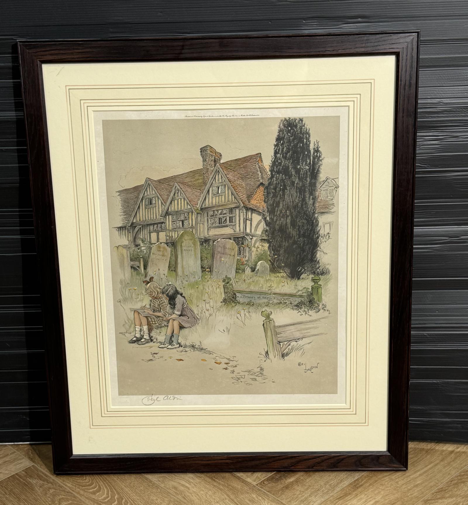 Cecil Aldin Limited Edition Lithograph " The Young Artist" (1 of 8)