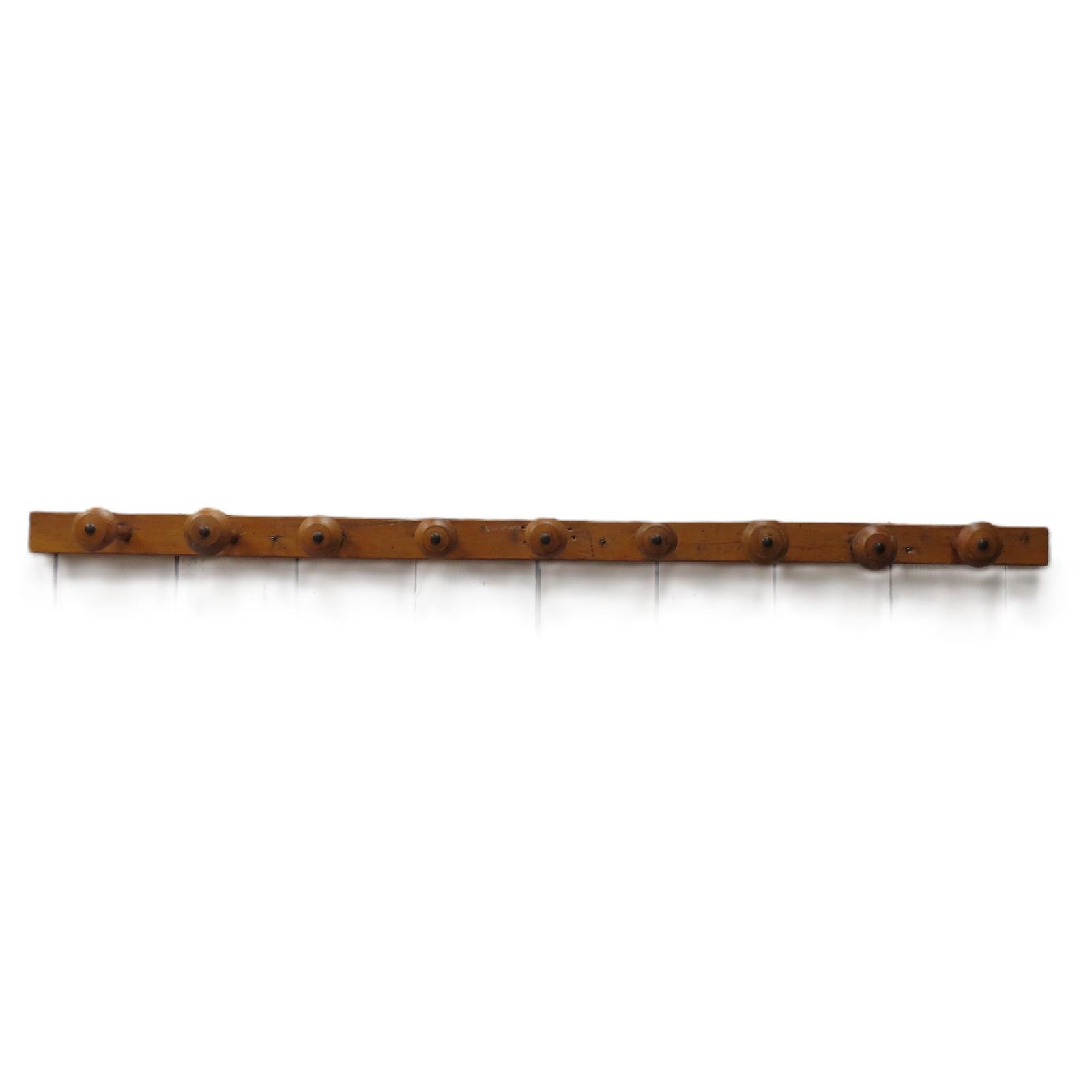 Long Set of Antique Faux Bamboo Coat Hooks (1 of 9) Long Set of Antique Faux Bamboo Coat Hooks (1 of 9)