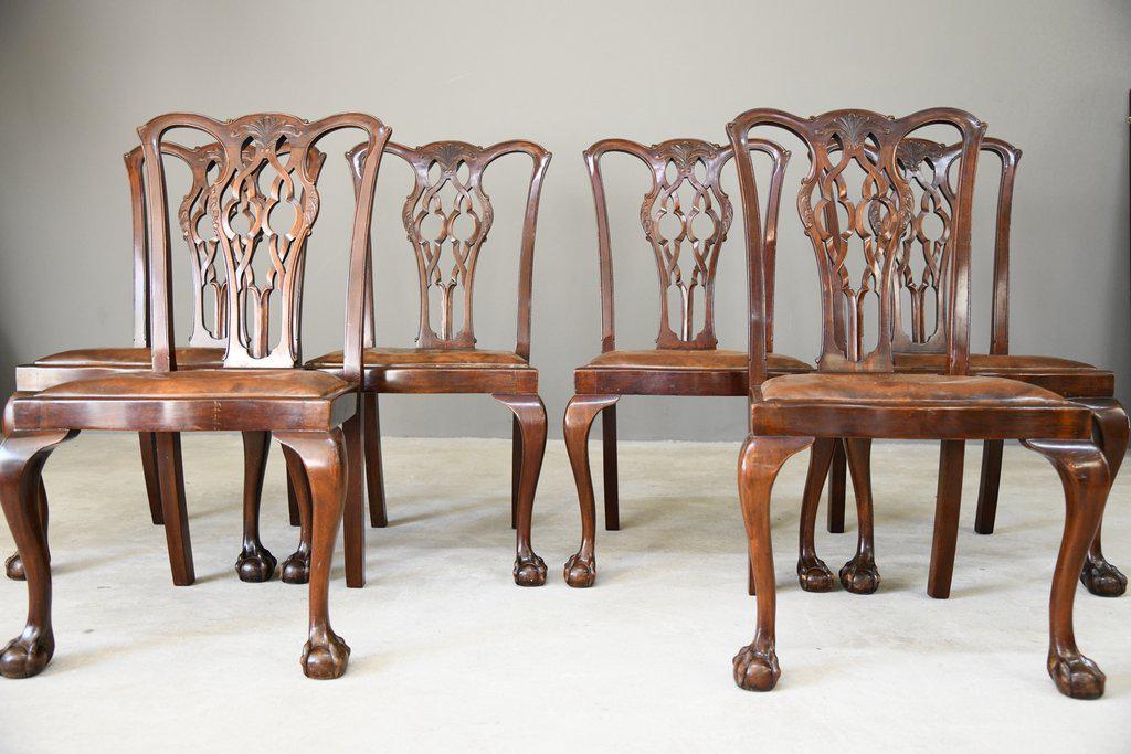 Set 6 Quality Chippendale Style Dining Chairs (1 of 12) Set 6 Quality Chippendale Style Dining Chairs (1 of 12)