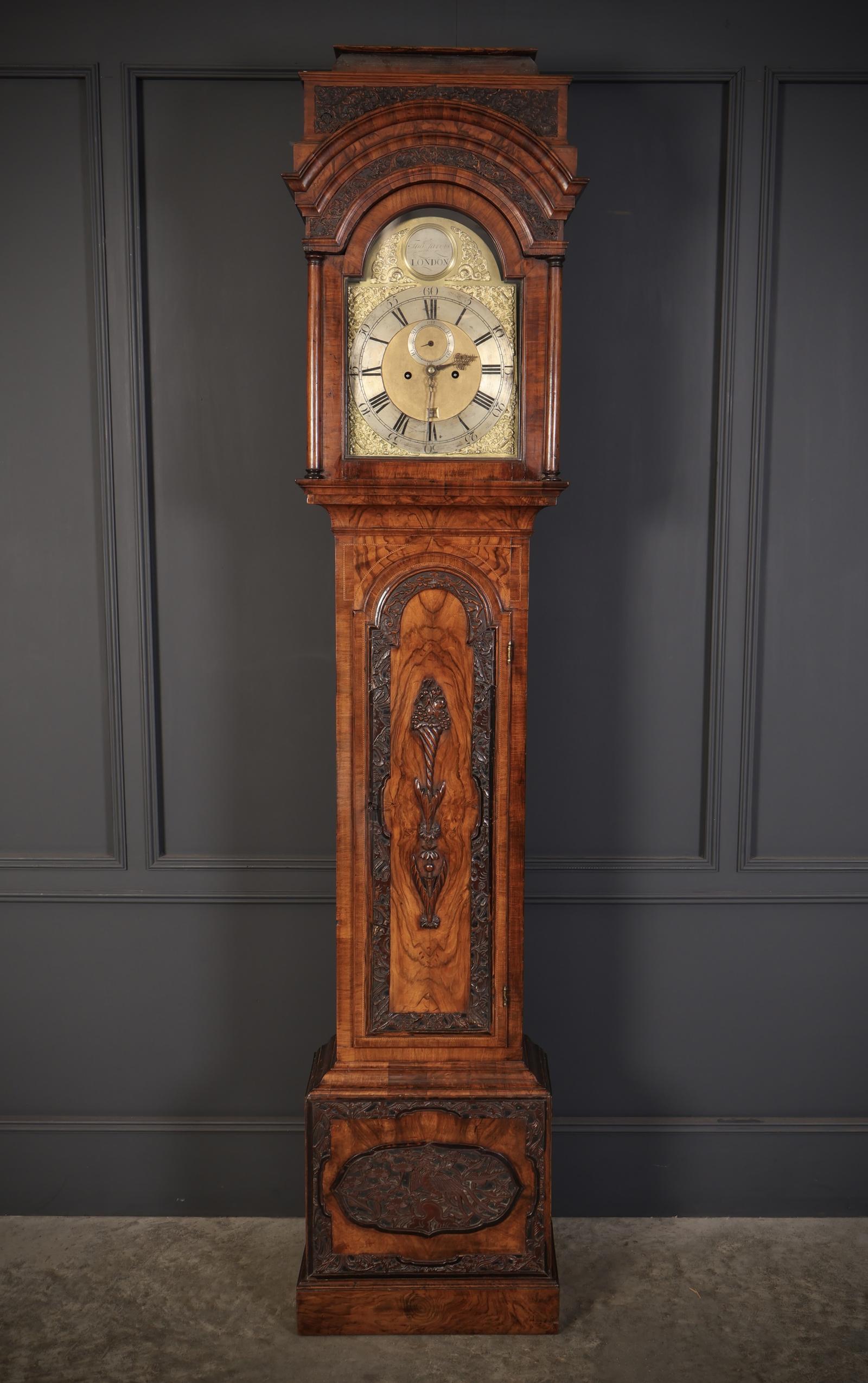18th Century Walnut Longcase Clock (1 of 15)