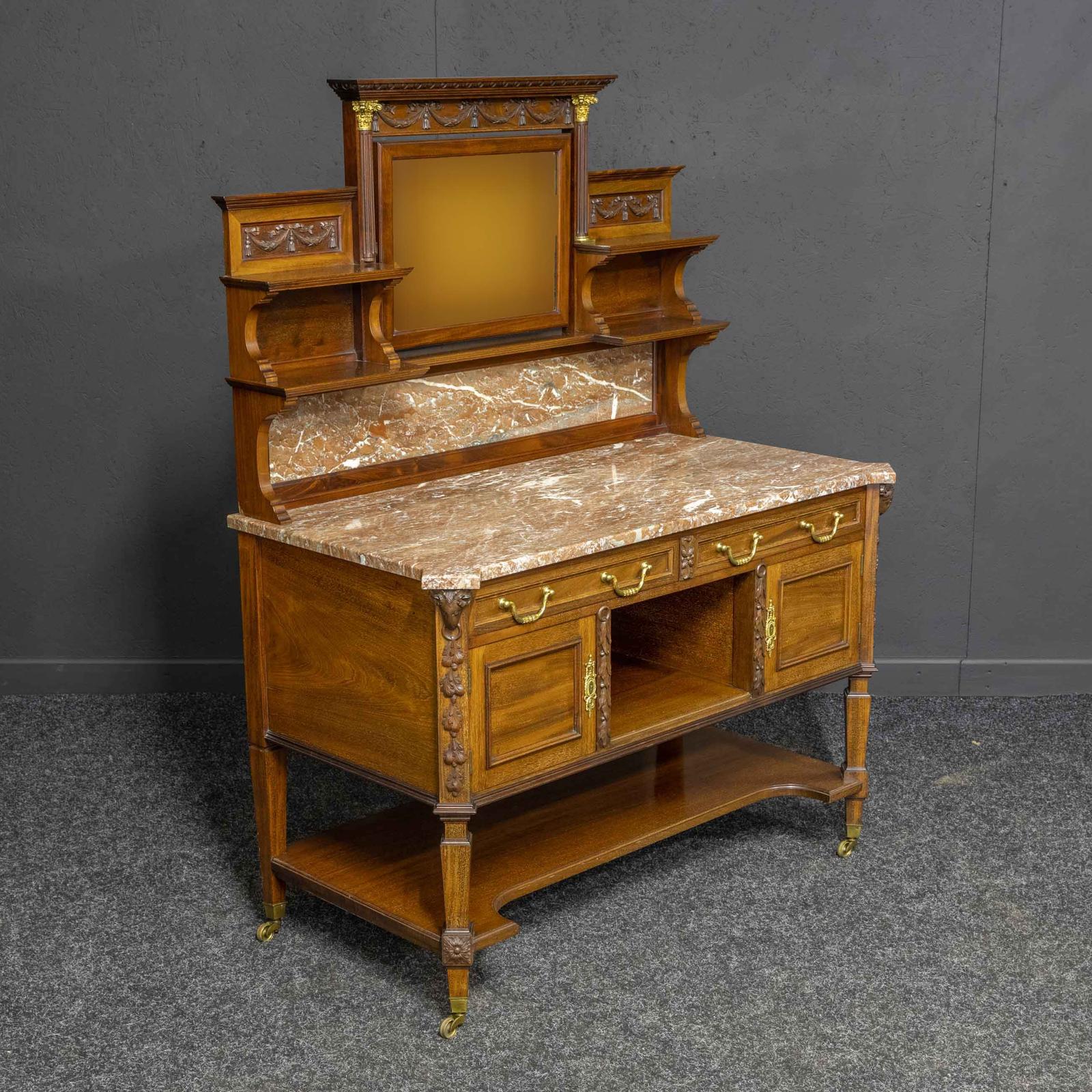 Early 20th Century Mahogany Washstand (1 of 14)