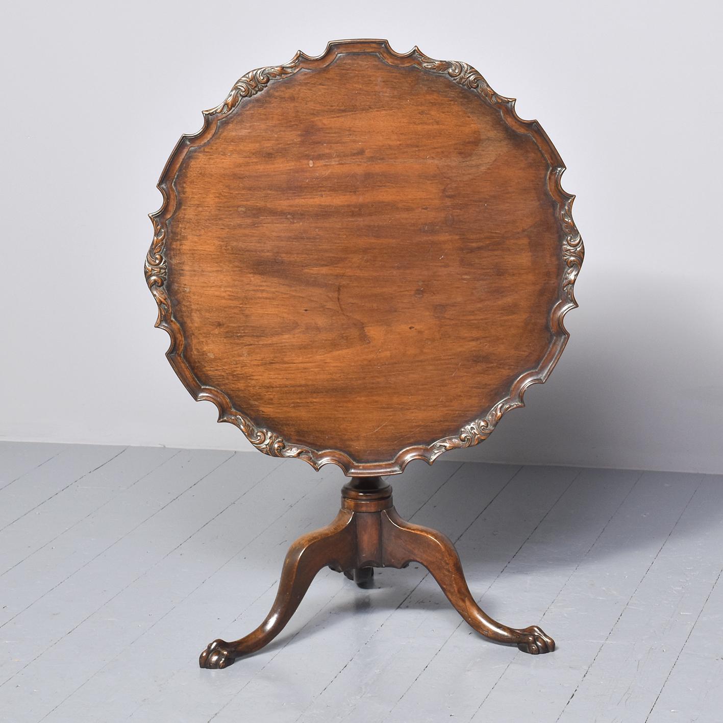 George III Piecrust Snap-top Mahogany Occasional Table (1 of 7) George III Piecrust Snap-top Mahogany Occasional Table (1 of 7)