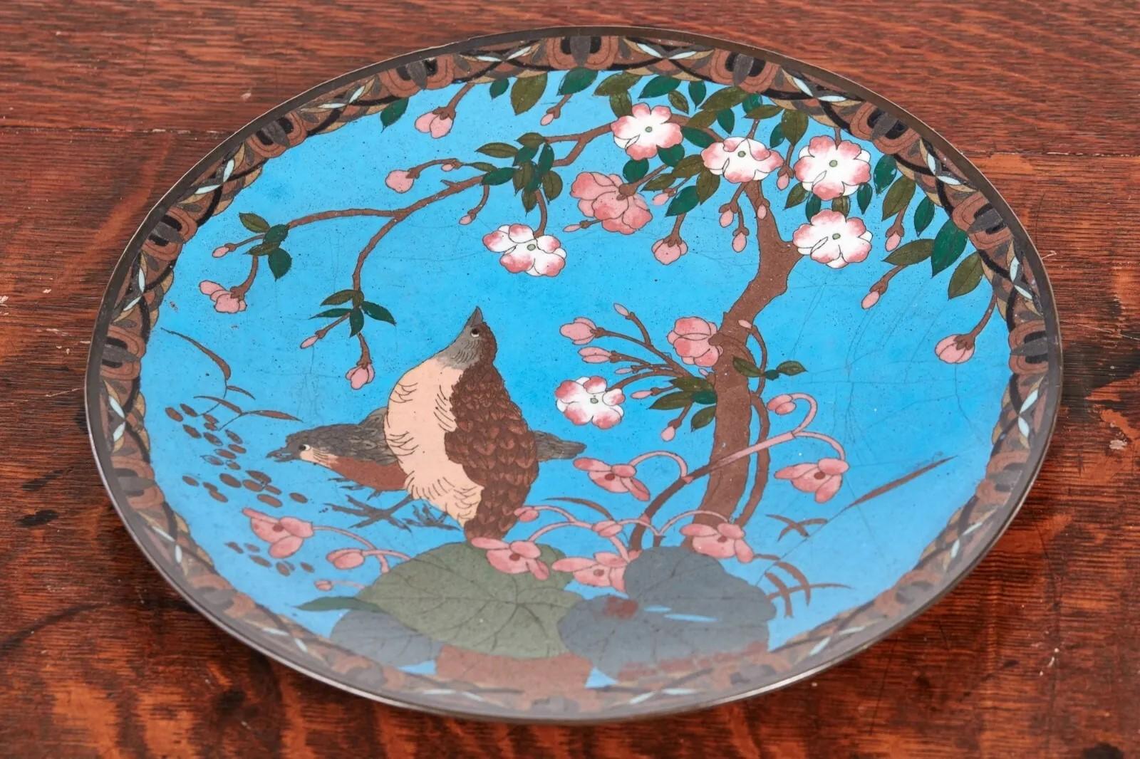 Japanese Cloisonne Charger (1 of 5)