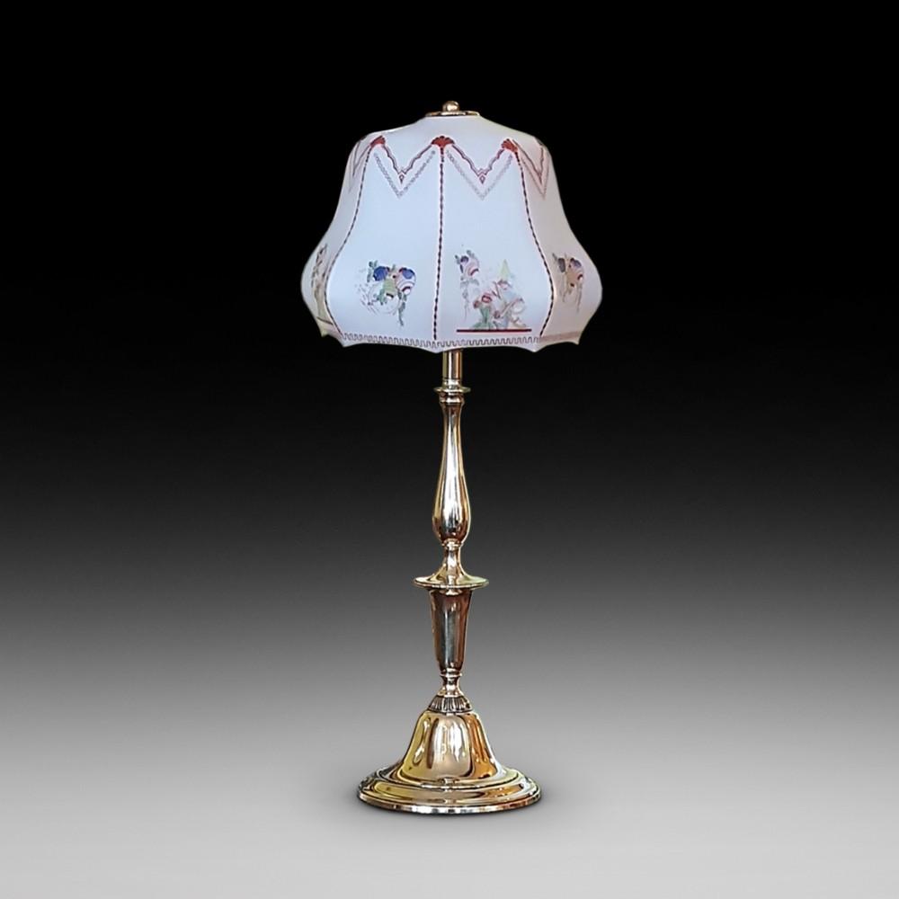 Early 20th Century Brass Table Lamp (1 of 5)