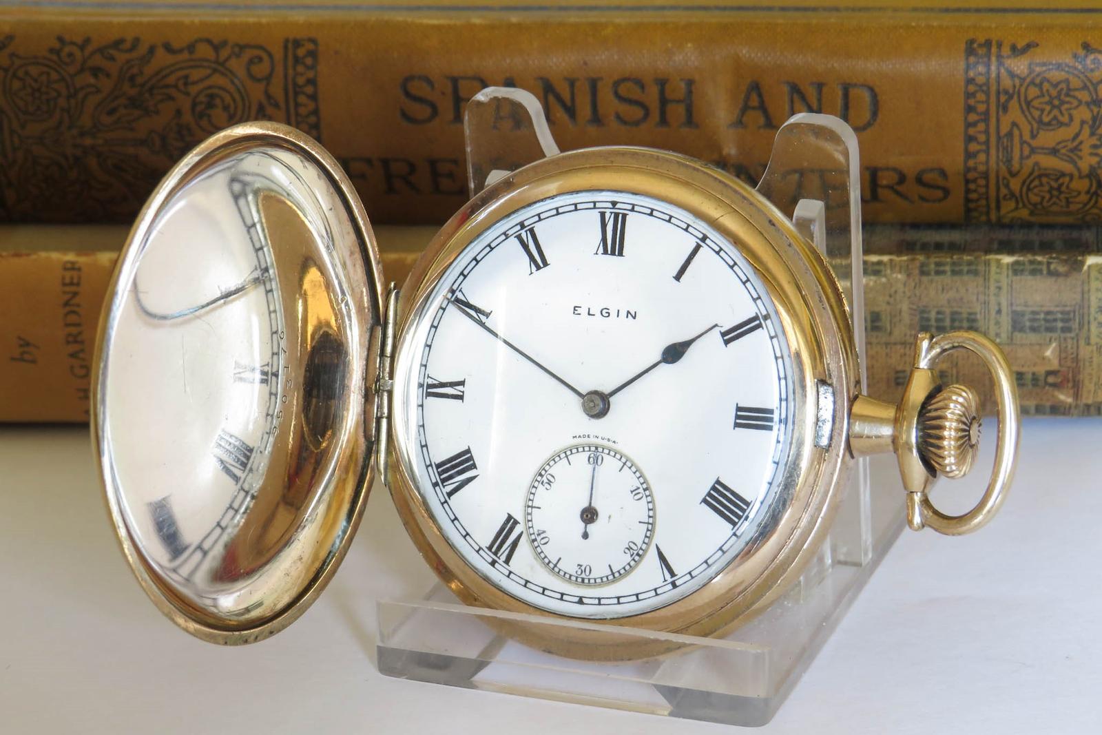 Pocket Watch : Elgin Full Hunter Pocket Watch, 1915 (1 of 6) Pocket Watch : Elgin Full Hunter Pocket Watch, 1915 (1 of 6)