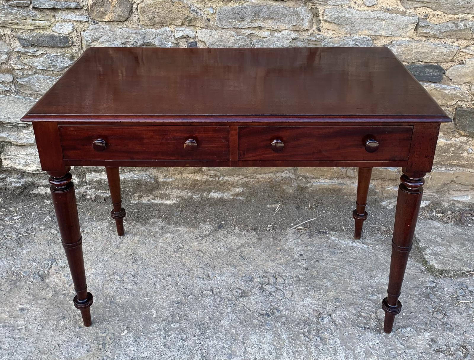 Victorian Mahogany Two Drawer Side Table (1 of 20) Victorian Mahogany Two Drawer Side Table (1 of 20)