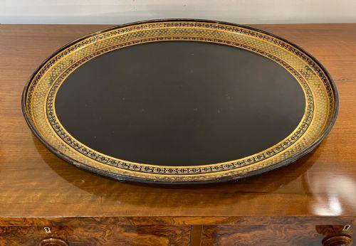Large 19th Century Tole Tray by Benetfink & Co (1 of 4)