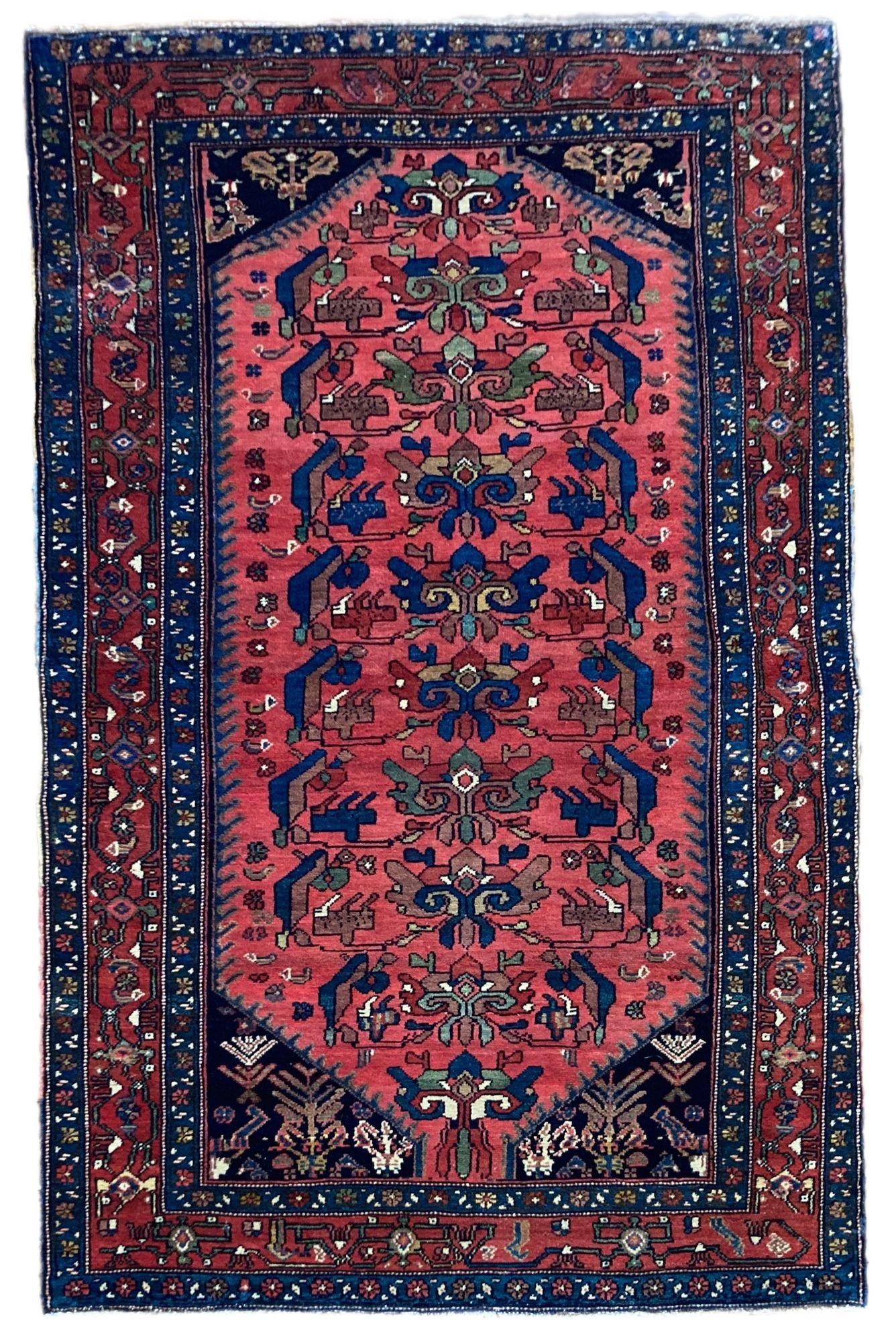 Antique Hamadan Rug 1.97m x 1.22m (1 of 12)
