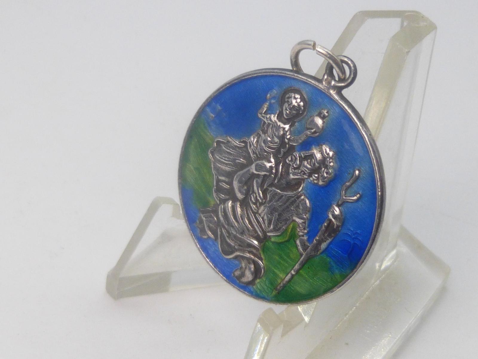 Silver St.Christopher Pendant (1 of 4)