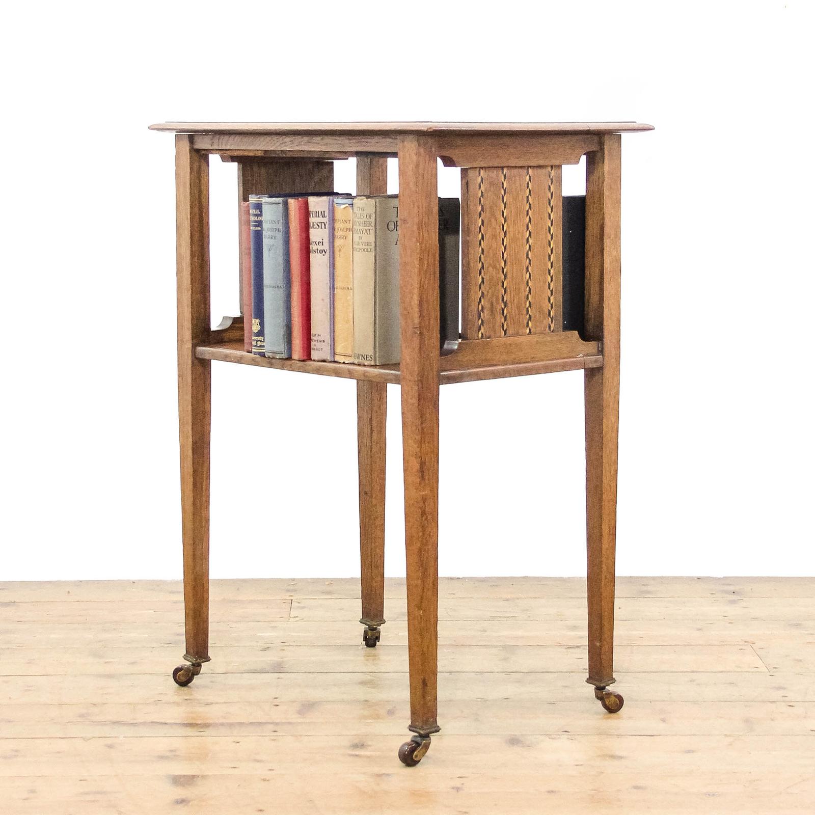 Antique Arts & Crafts Inlaid Oak Bookstand (1 of 11) Antique Arts & Crafts Inlaid Oak Bookstand (1 of 11)