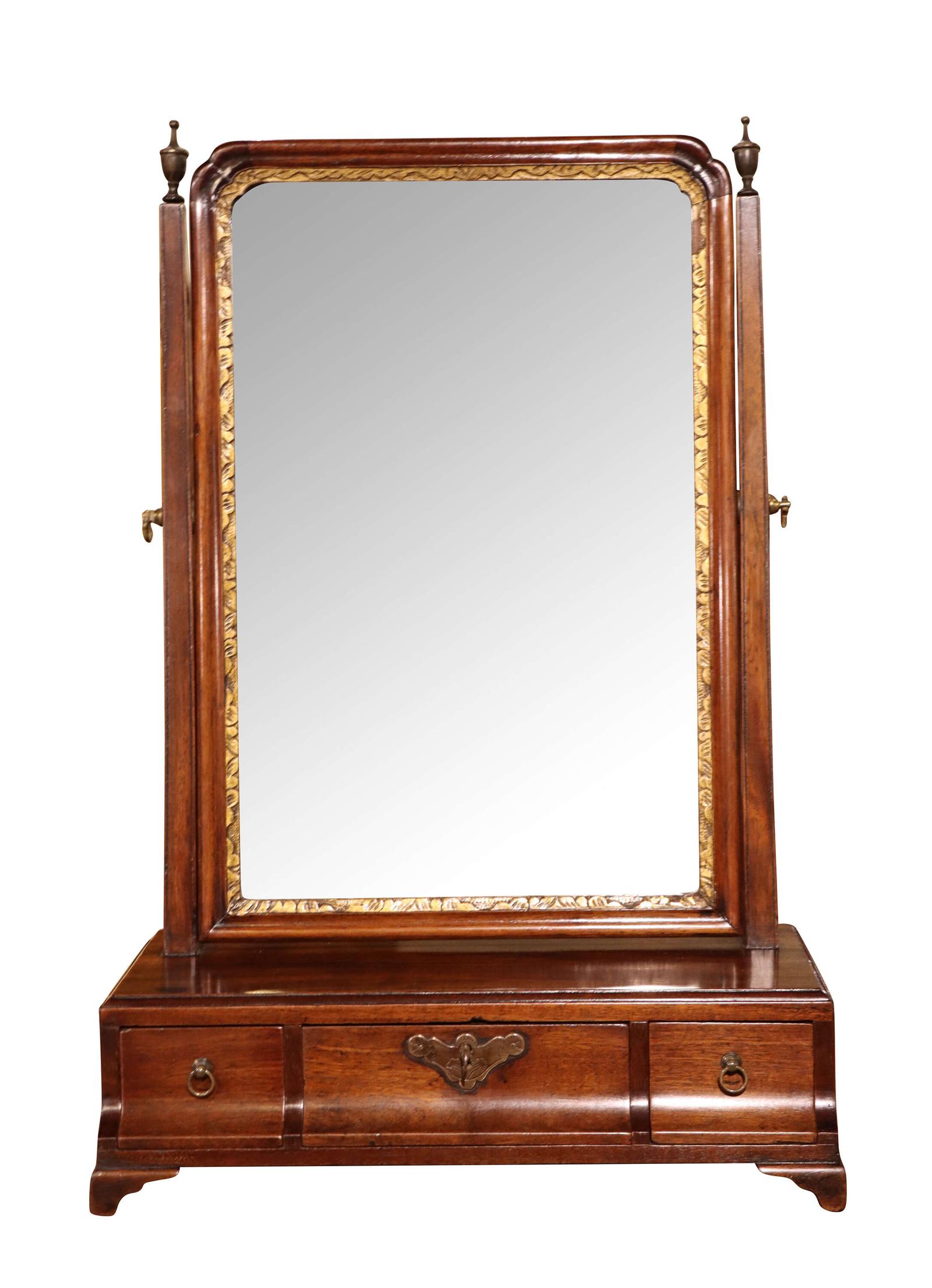 Victorian Mahogany Dressing Table Mirror with Three Drawers (1 of 5) Victorian Mahogany Dressing Table Mirror with Three Drawers (1 of 5)