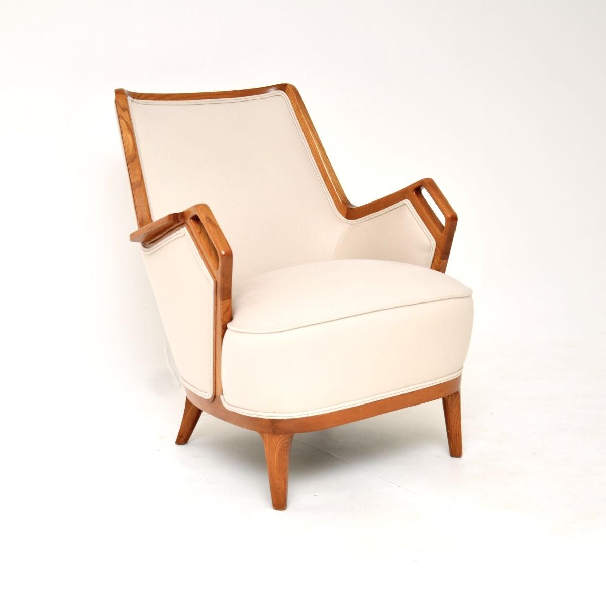 Vintage Swedish Elm Armchair (1 of 11)