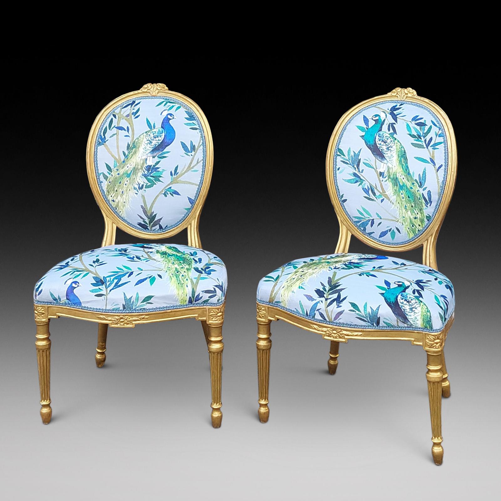 Pair of 19th Century Giltwood Fauteuil Chairs (1 of 10) Pair of 19th Century Giltwood Fauteuil Chairs (1 of 10)