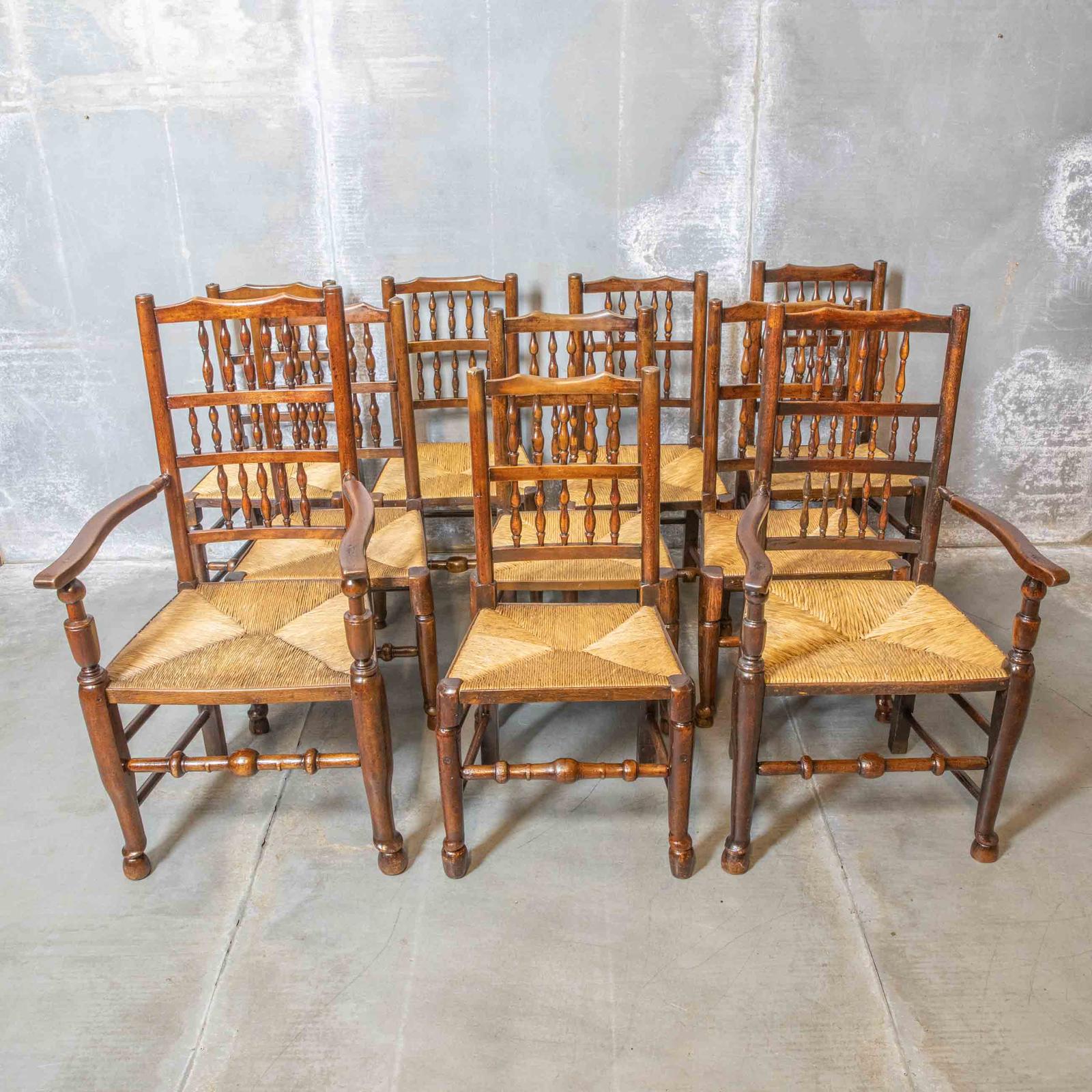 Set of Ten Lancashire Spindlebacks (1 of 6)