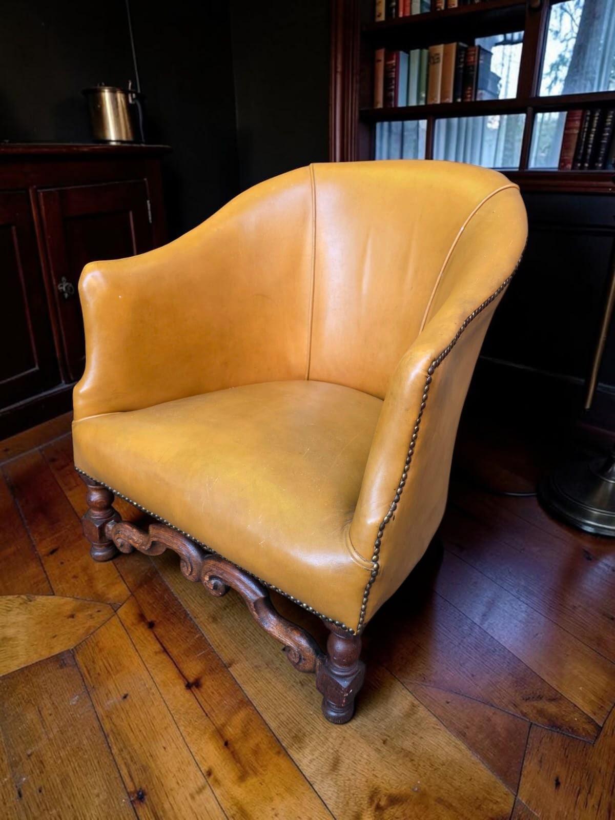 Antique Edwardian Leather Tub Armchair / Club Chair c.1910 (1 of 10) Antique Edwardian Leather Tub Armchair / Club Chair c.1910 (1 of 10)