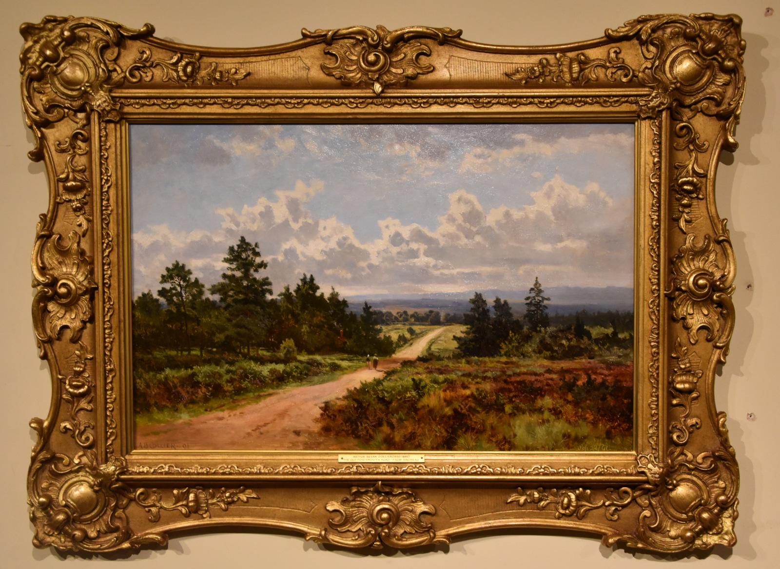 Oil Painting by Arthur Bevan Collier - The Old Portsmouth Road, from Hindhead (1 of 5) Oil Painting by Arthur Bevan Collier - The Old Portsmouth Road, from Hindhead (1 of 5)