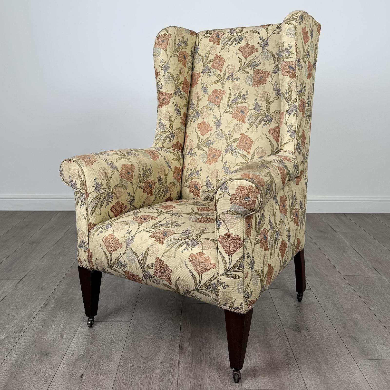 Antique 19th Century Wingback Armchair In Mahogany (1 of 12) Antique 19th Century Wingback Armchair In Mahogany (1 of 12)