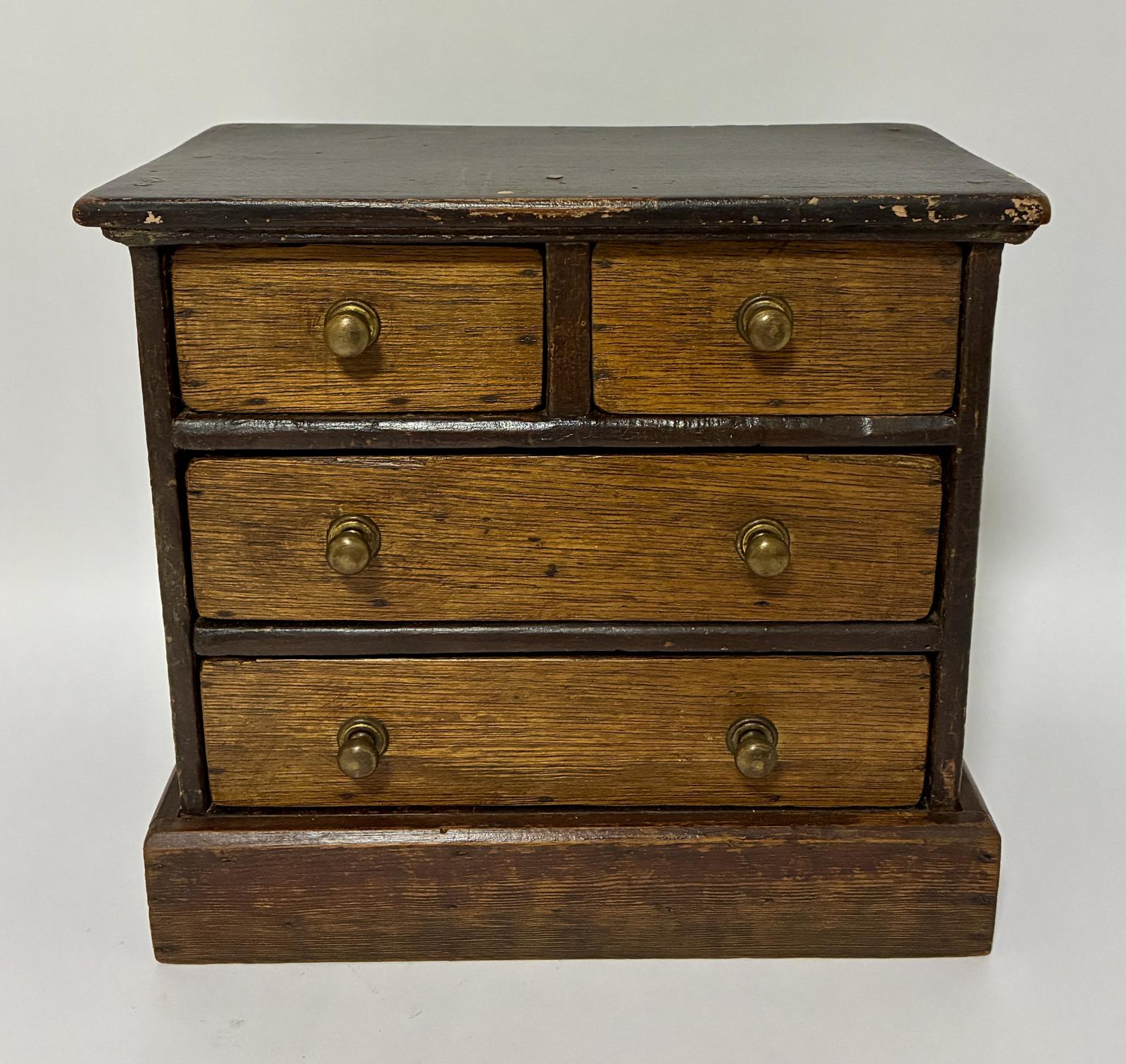 Antique Miniature Apprentice Chest of Drawers (1 of 10) Antique Miniature Apprentice Chest of Drawers (1 of 10)