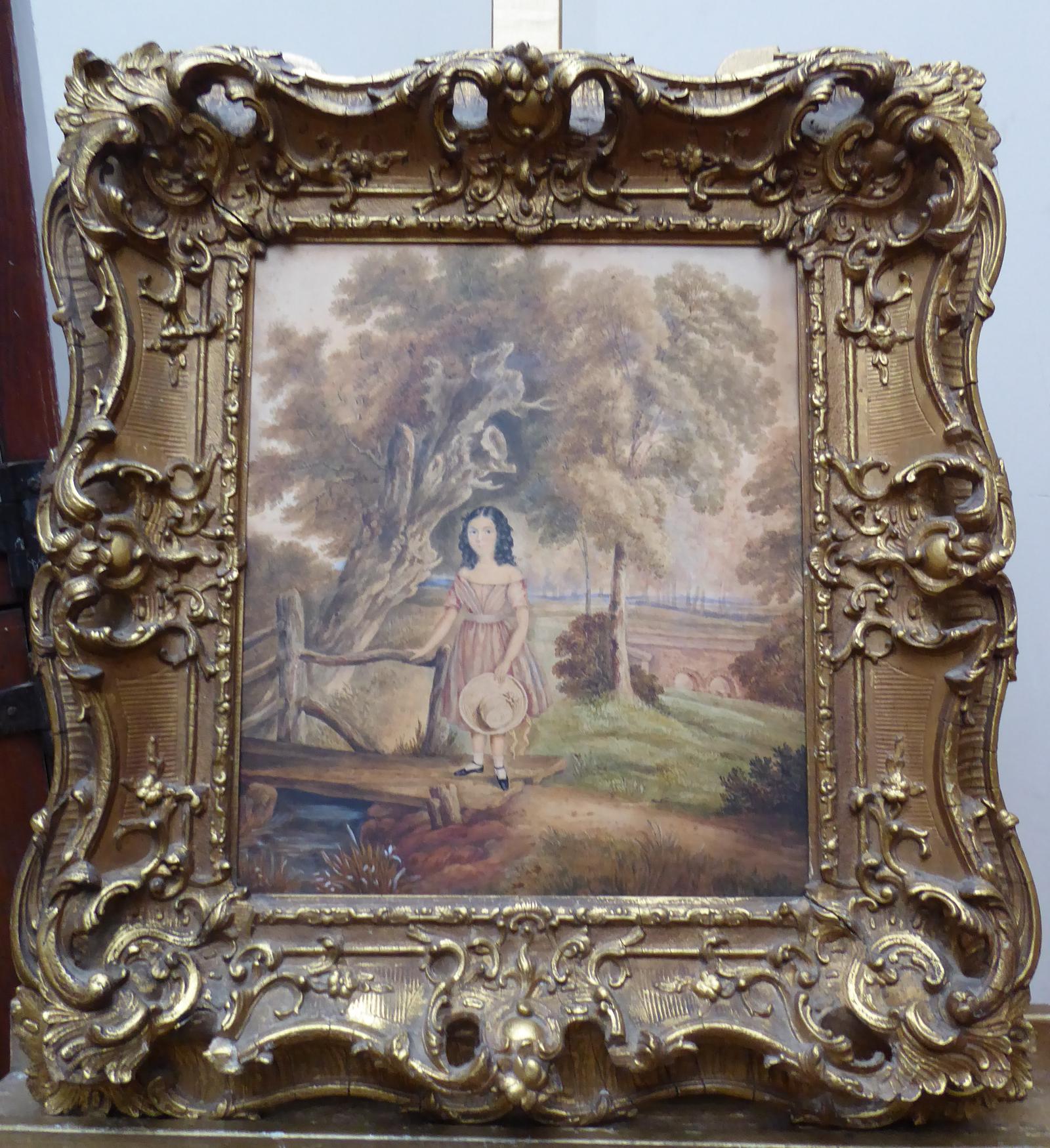 Watercolour Portrait of a Little Girl Artist E J Bradshaw 1845 (1 of 15) Watercolour Portrait of a Little Girl Artist E J Bradshaw 1845 (1 of 15)