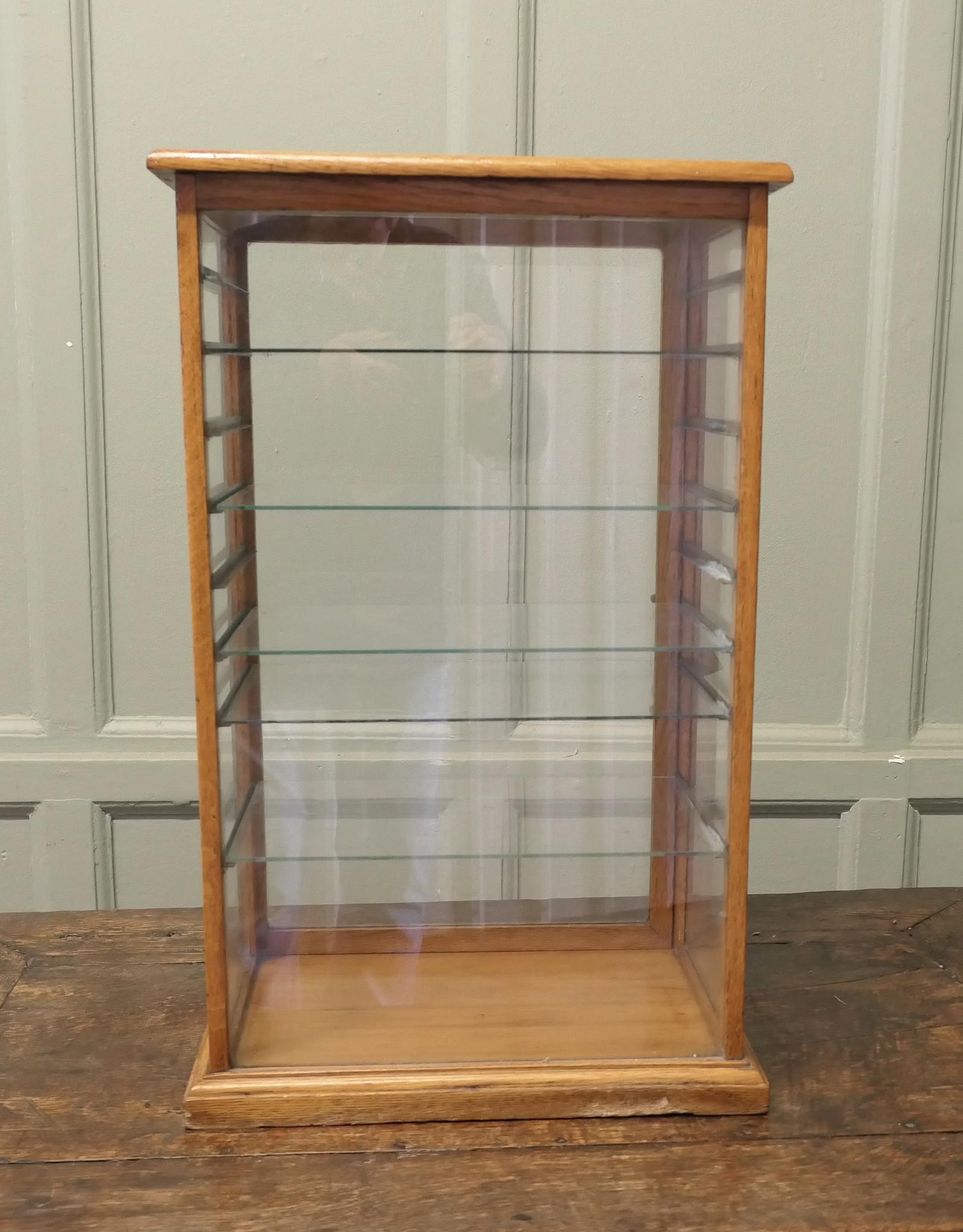 Arts and Crafts Counter Top Shop Display Cabinet, Watches, Jewellery (1 of 6)